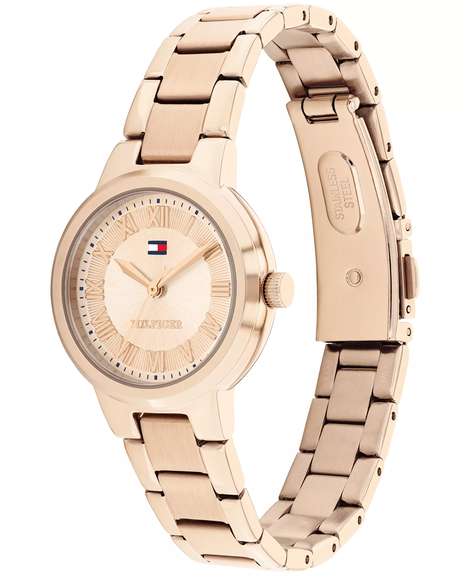 Women's Quartz Rose Gold Tone Stainless Steel Bracelet Watch, 28mm - Carnation Gold - No Size