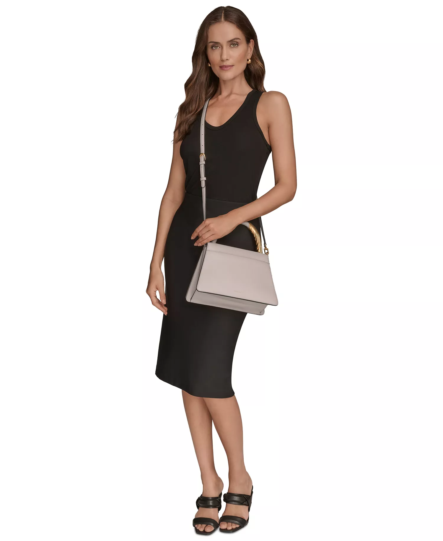 Women's Tulle Small Satchel Bag - Shadow Grey - NO SIZE