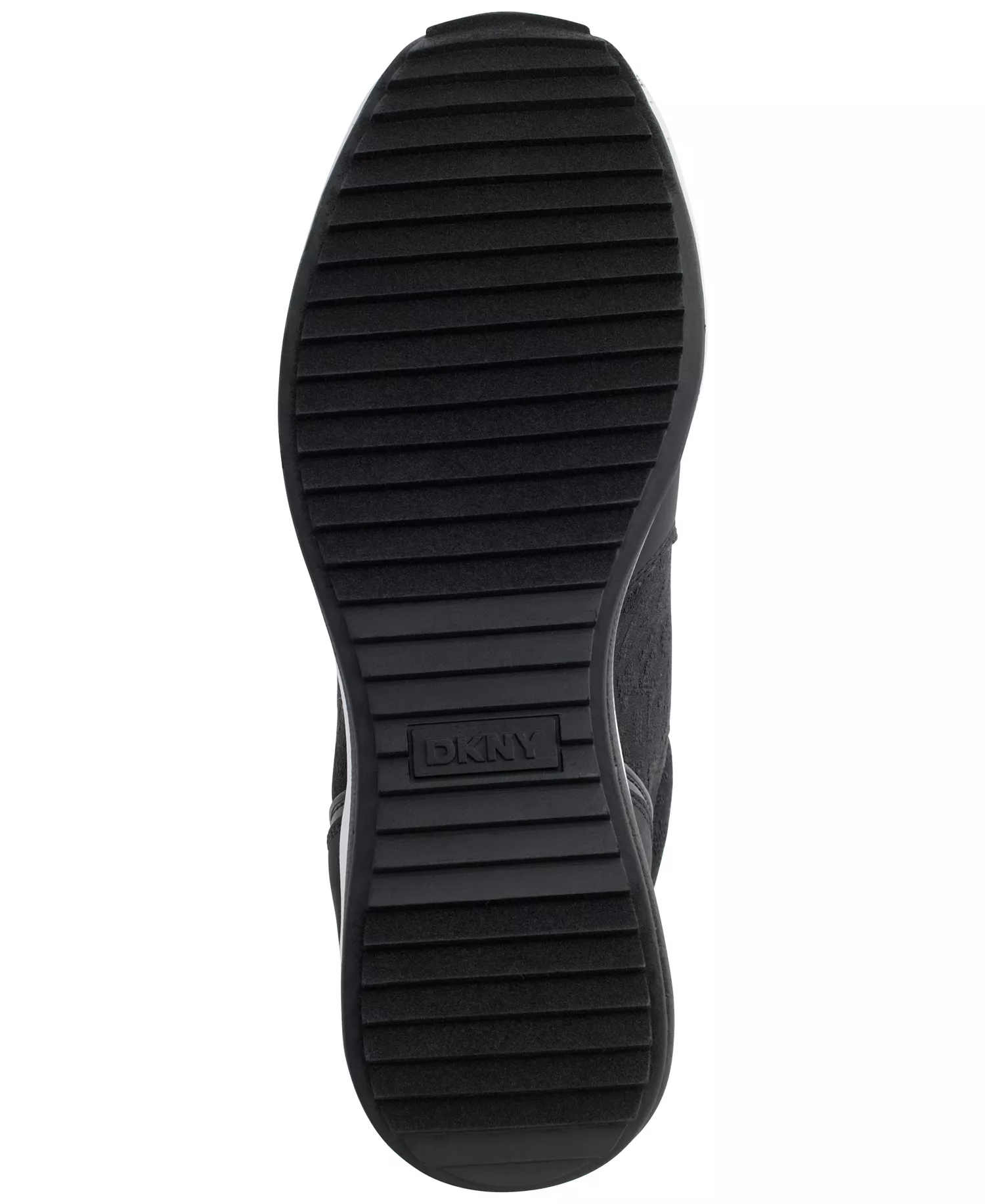 Women's Kamay Lace-Up Wedge Sneakers - Black - 10M