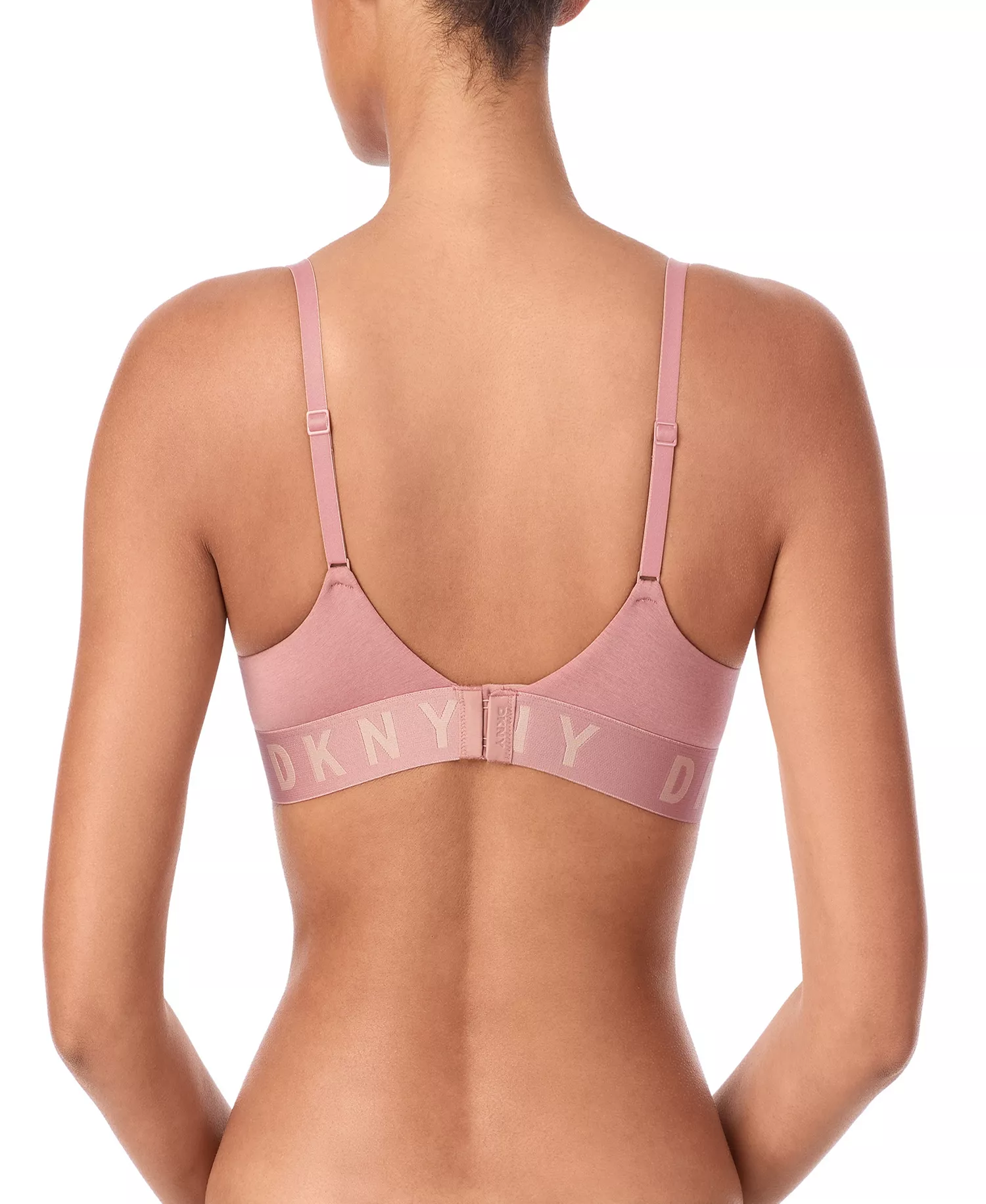 Women's Cozy Boyfriend T-Shirt Bra DK7511 - Rosewood - 32 - B