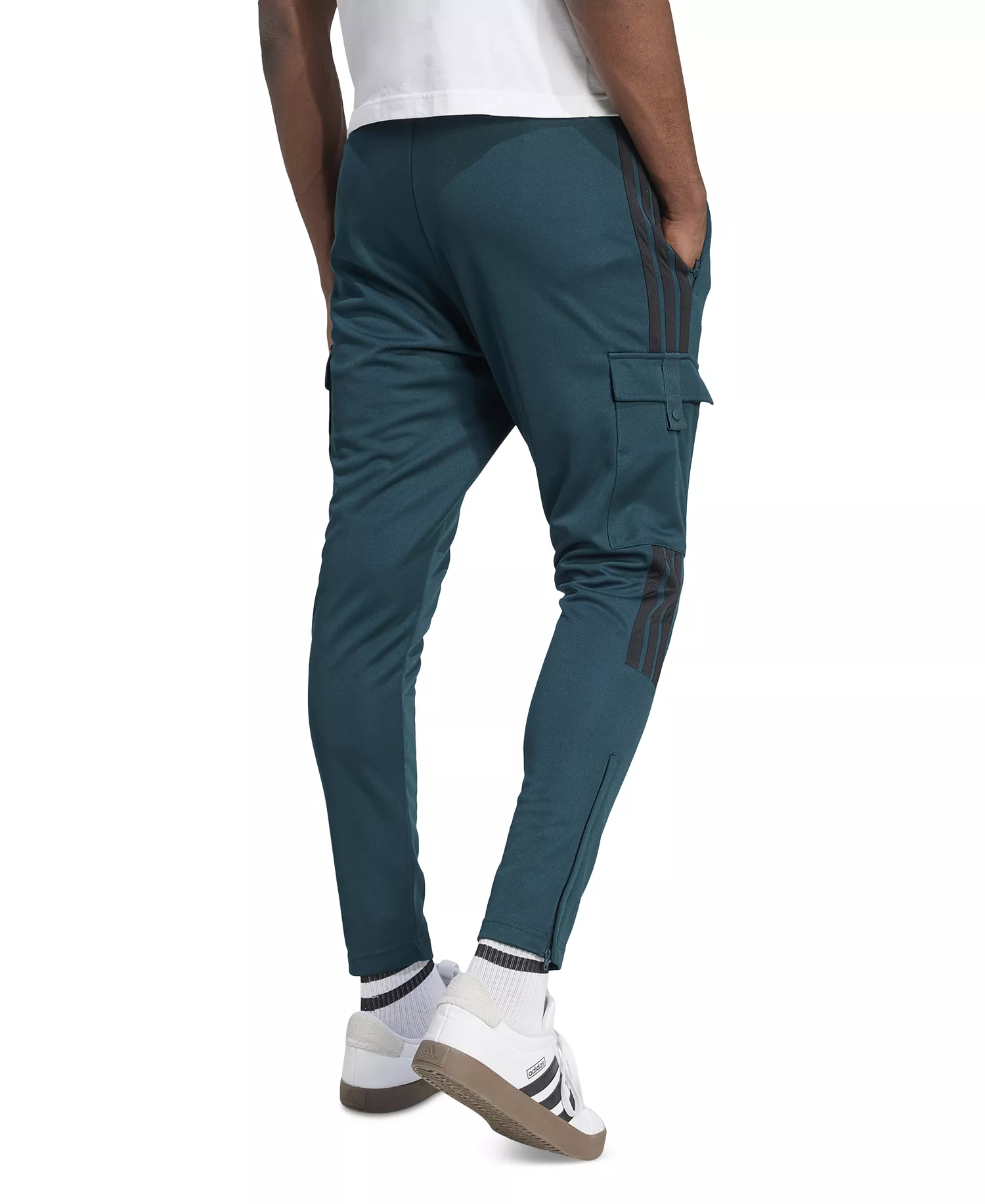Men's Three-Stripes Tiro Cargo Pants - Aurora Ivy/ Blk - 2XL