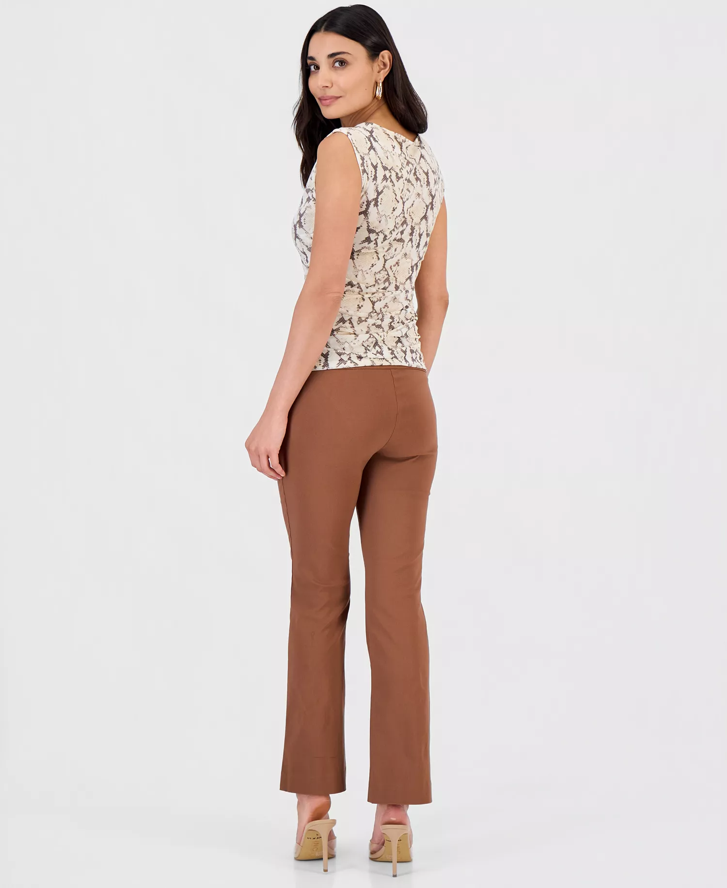 Petite Mid-Rise Bootcut Pants, Petite & Petite Short, Created for Macy's  - Bright White - 0P