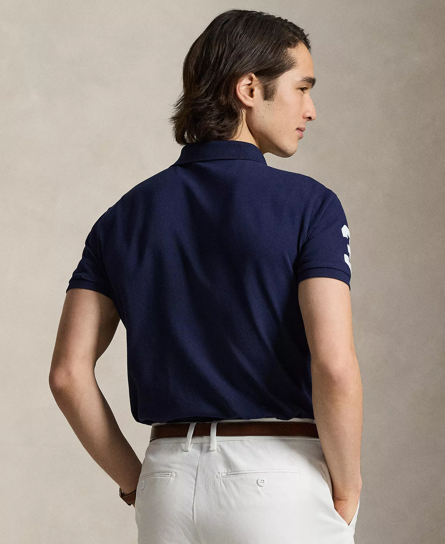 Men's Custom Slim-Fit Polo Shirt - Cruise Navy - 2XL