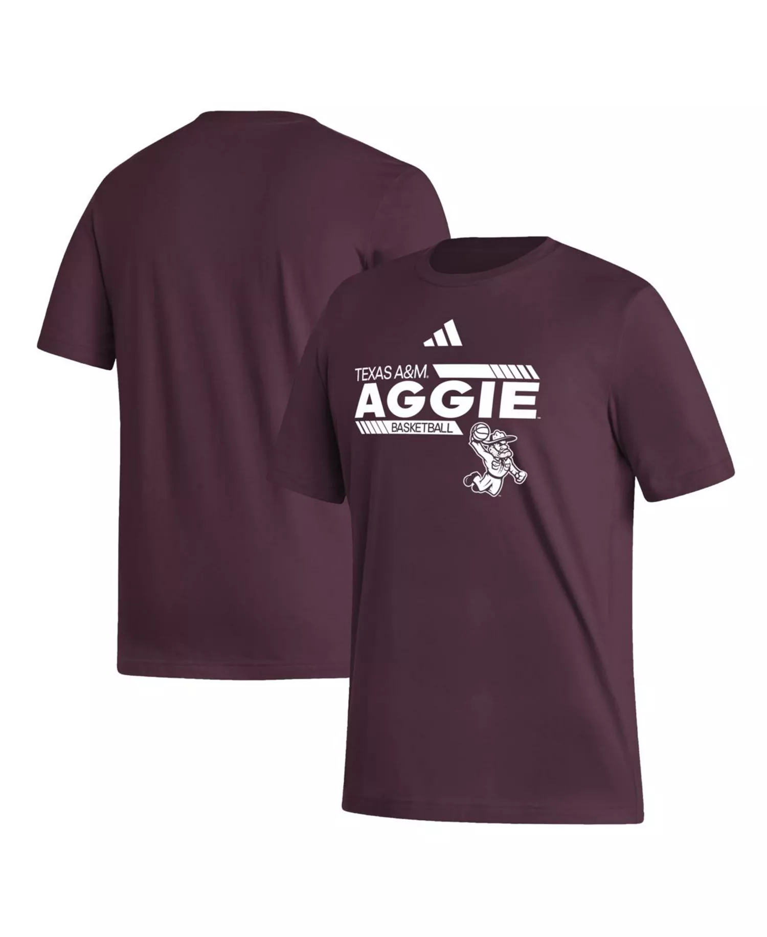Men's Maroon Texas A&M Aggies Ol' Sarge Basketball T-Shirt - Maroon - L