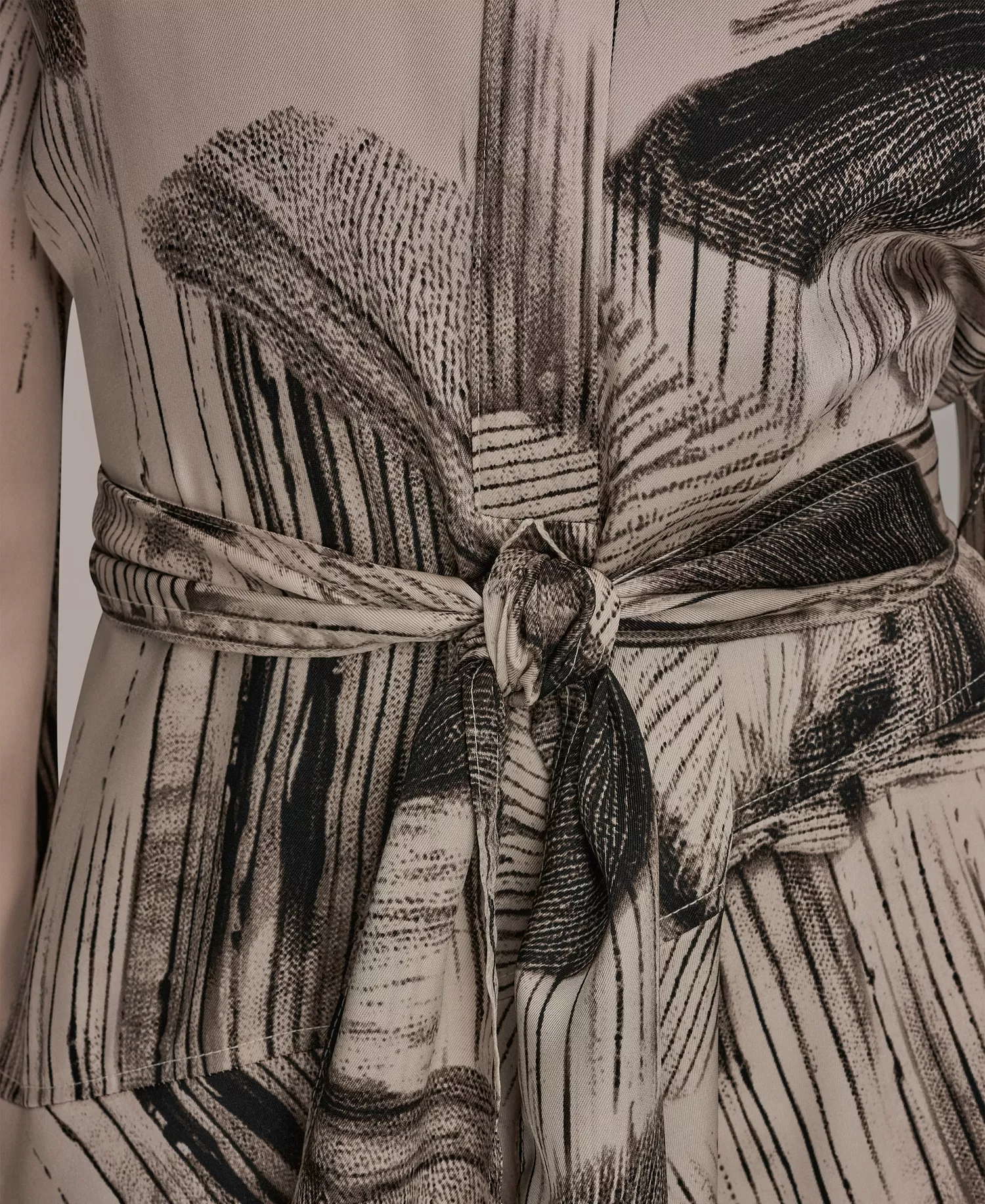 Women's Floral Collared Neck Shirt Dress - Black - 10