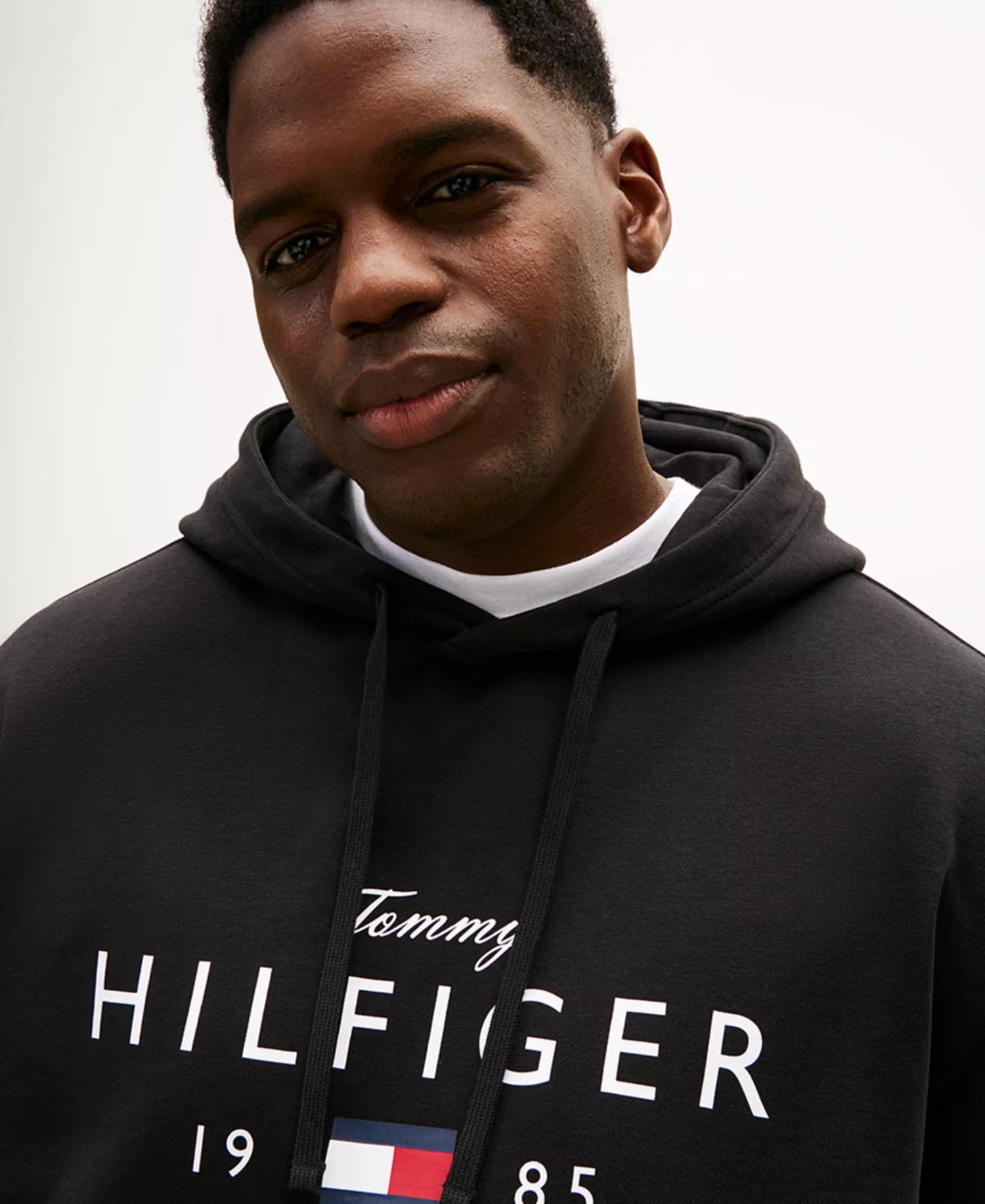 Men's Big & Tall Regular-Fit Hooded Sweatshirt - Black - 2XLT