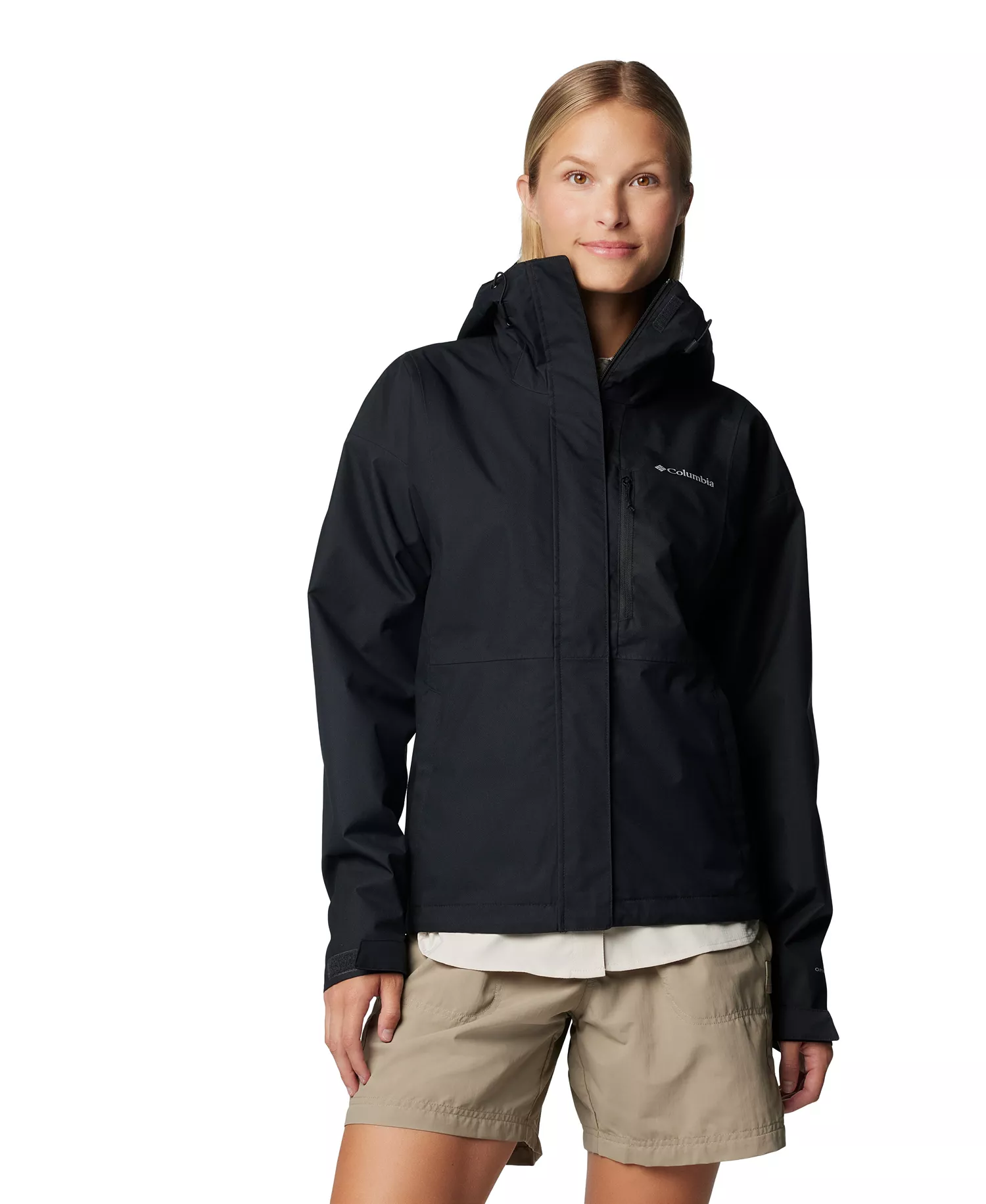 Women's Hikebound II Hooded Waterproof Jacket - Black - L