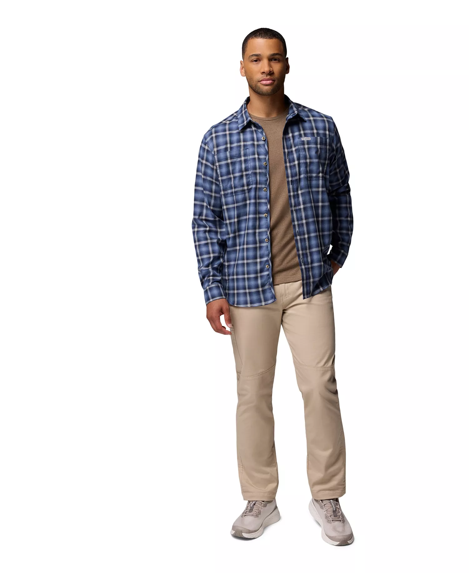 Men's Vapor Ridge Long Sleeve Shirt - Coll navy - S