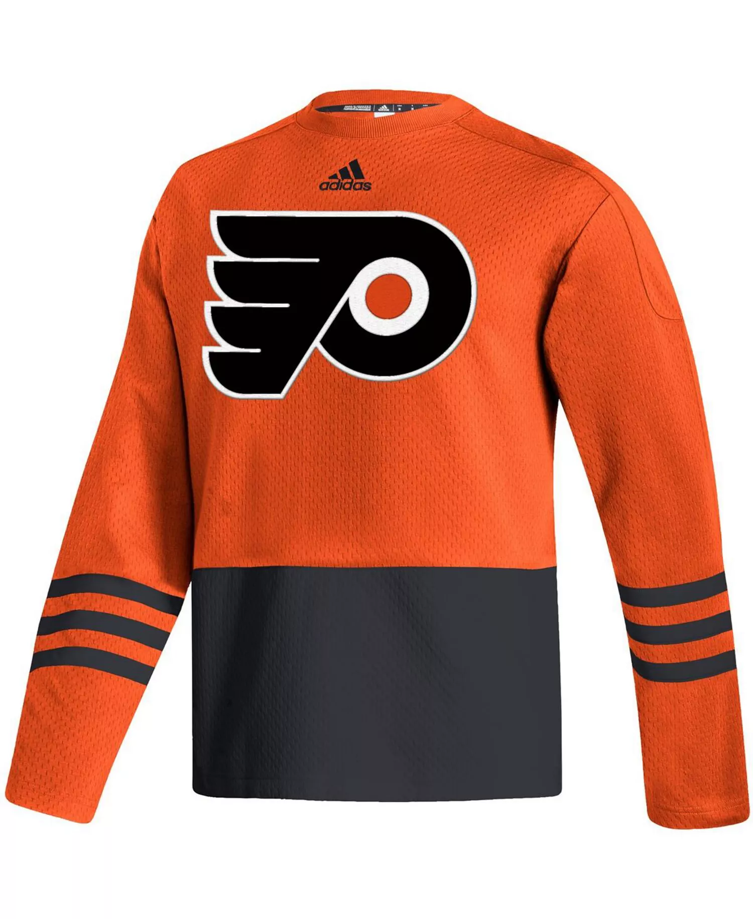 Men's Orange Philadelphia Flyers Logo AEROREADY Pullover Sweater - Orange - M