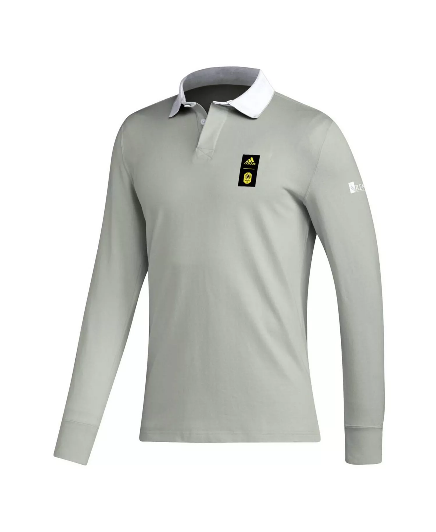 Men's 2023 Player Gray Nashville SC Travel Long Sleeve Polo Shirt - Gray - 2XL