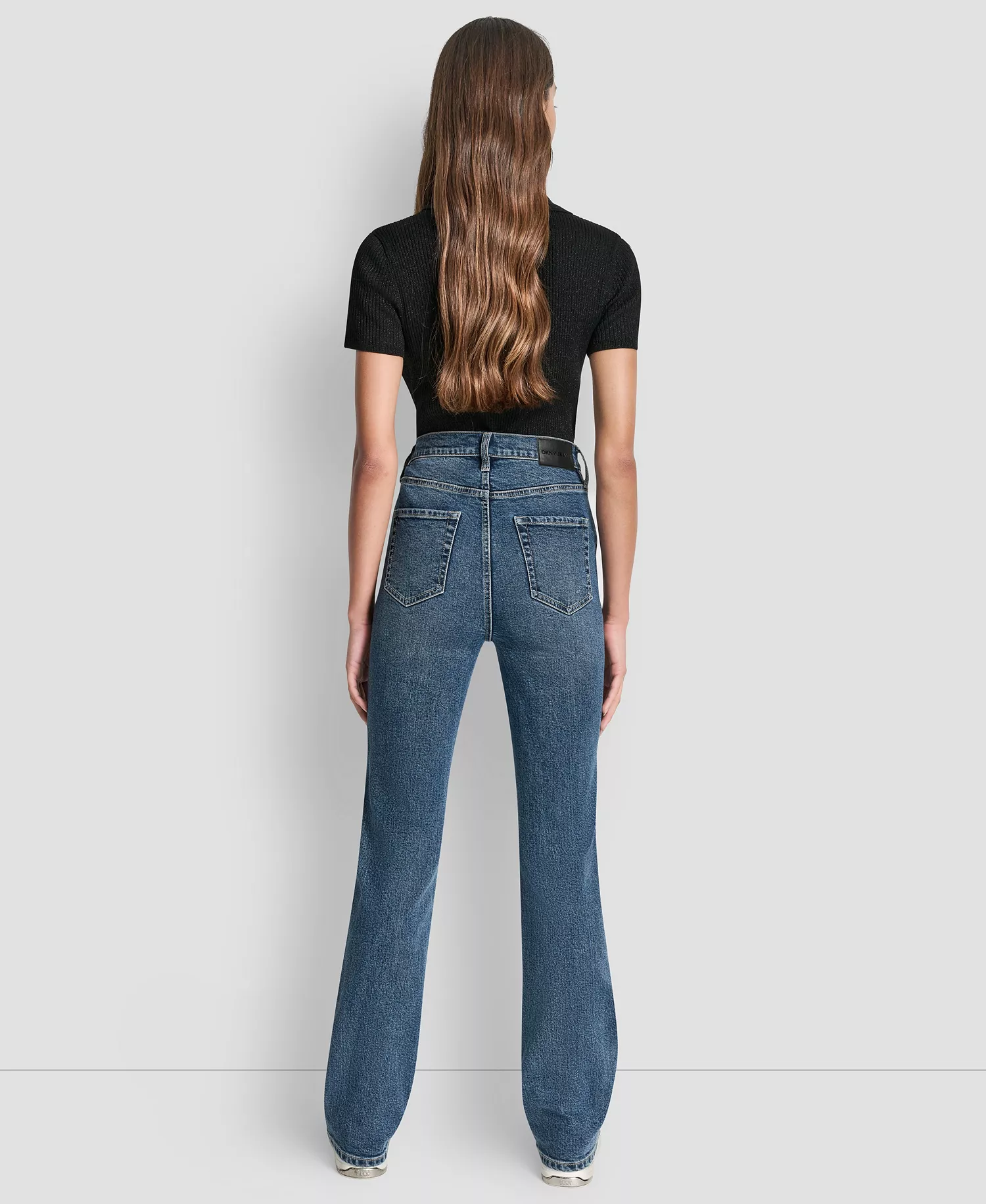 Women's Side Studded High-Rise Bootcut Jeans - Cobble Hill - 24