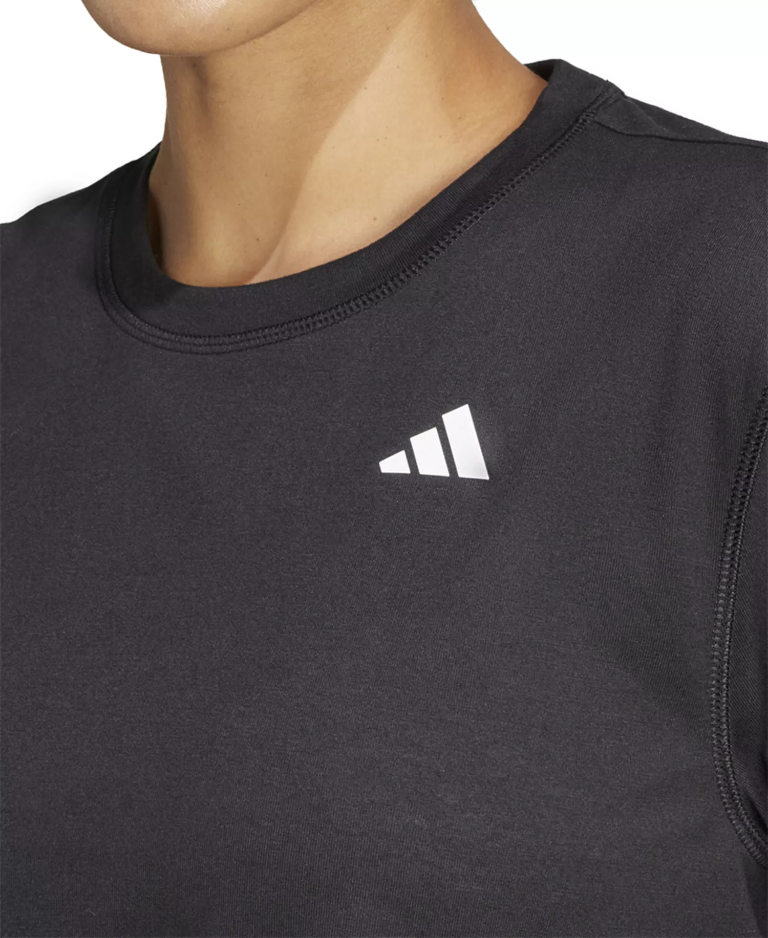 Women's Train Essentials Boxy Workout T-Shirt - Black - 2XL