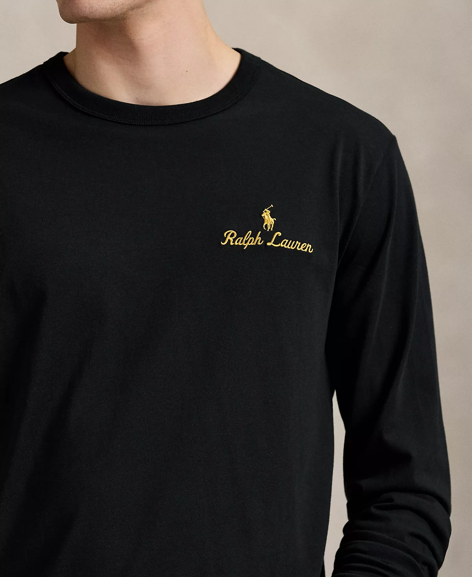 Men's Standard Fit Logo T-Shirt - Polo Black - XS