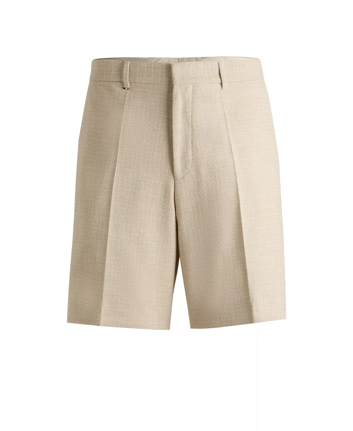 Men's Stretch Tweed Formal 8" Shorts - Open Beige - 30R