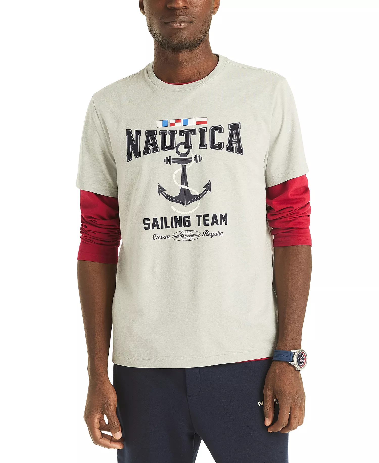 Men's Graphic Print Short Sleeve T-Shirt - Gray Heather - 2XL