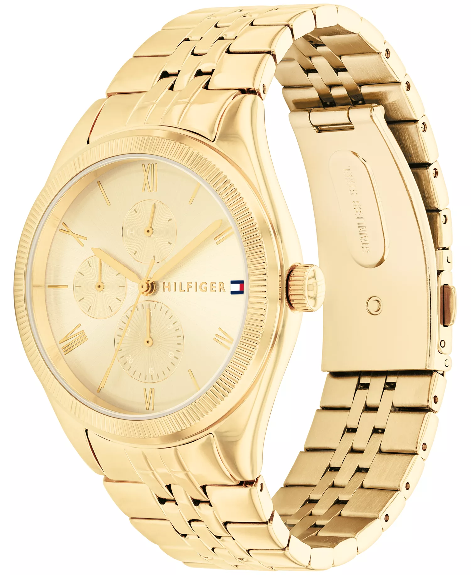 Women's Multifunction Gold-Tone Stainless Steel Bracelet Watch 38mm - Gold - 38mm