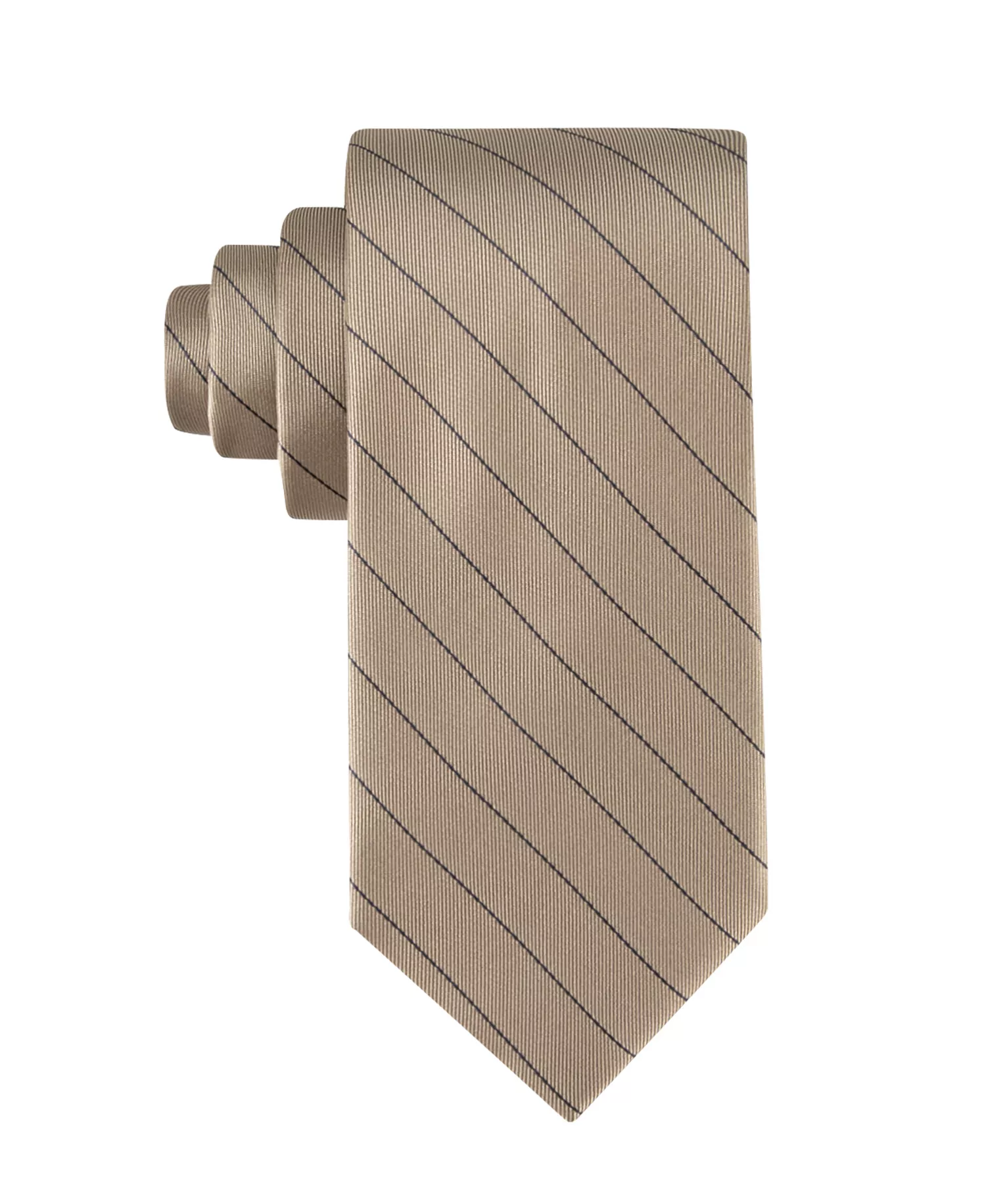 Men's Hallie Pin Stripe Tie - Taupe - ONE SIZE