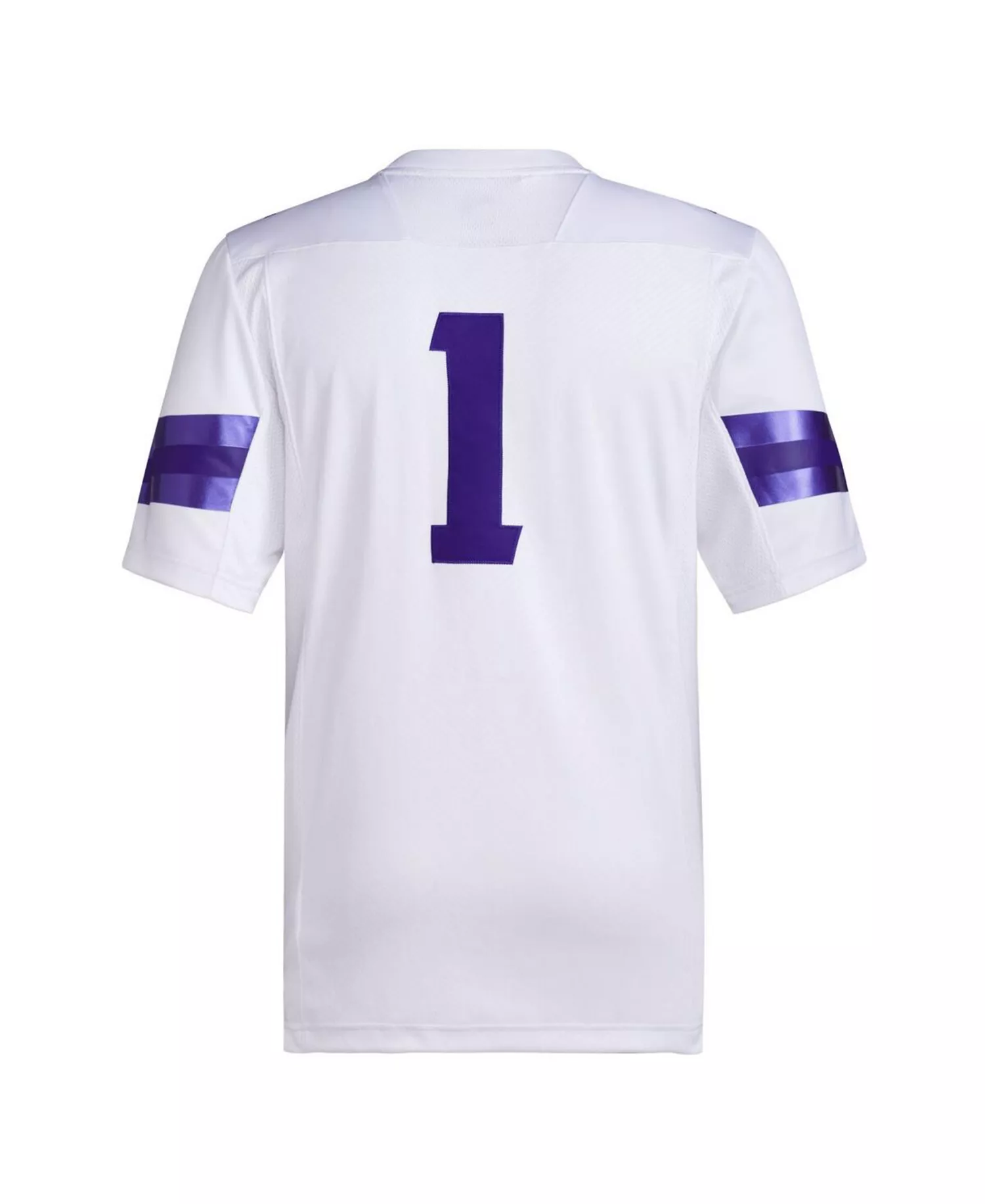 Men's #1 White Washington Huskies Premier Football Jersey - White - 2XL