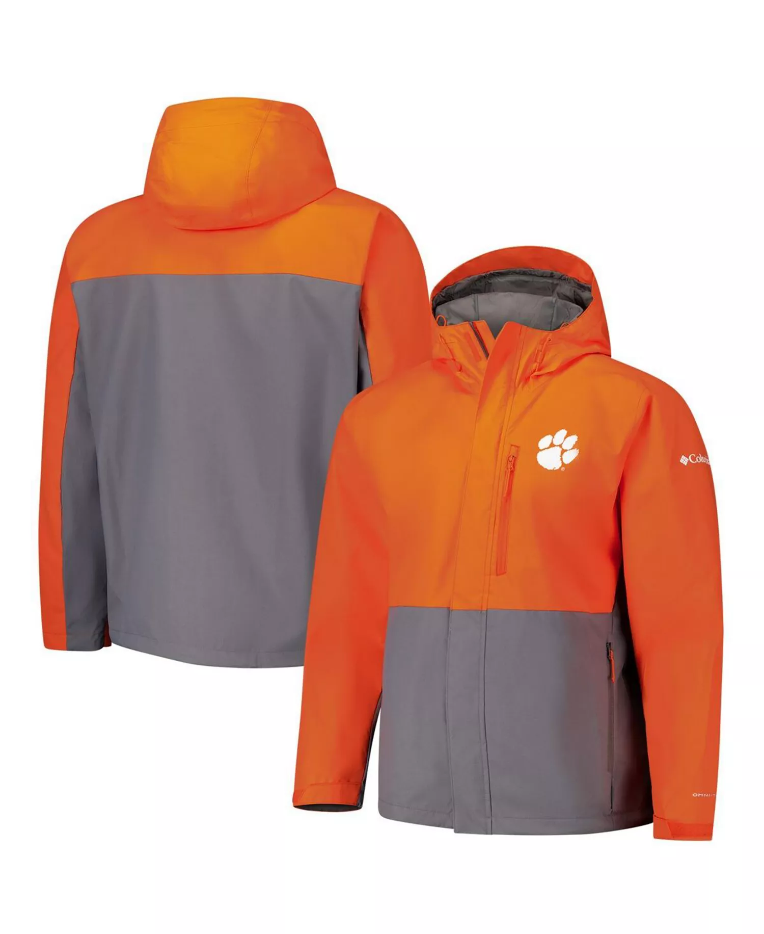 Men's Orange Clemson Tigers Field Bound Omni-Tech Full-Zip Jacket - Orange - L