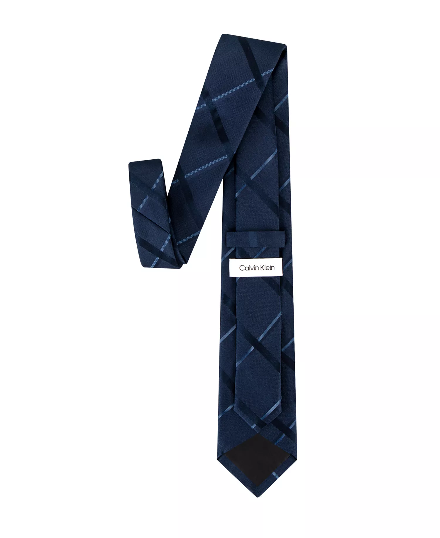 Men's Isabella Grid Tie - Navy - ONE SIZE