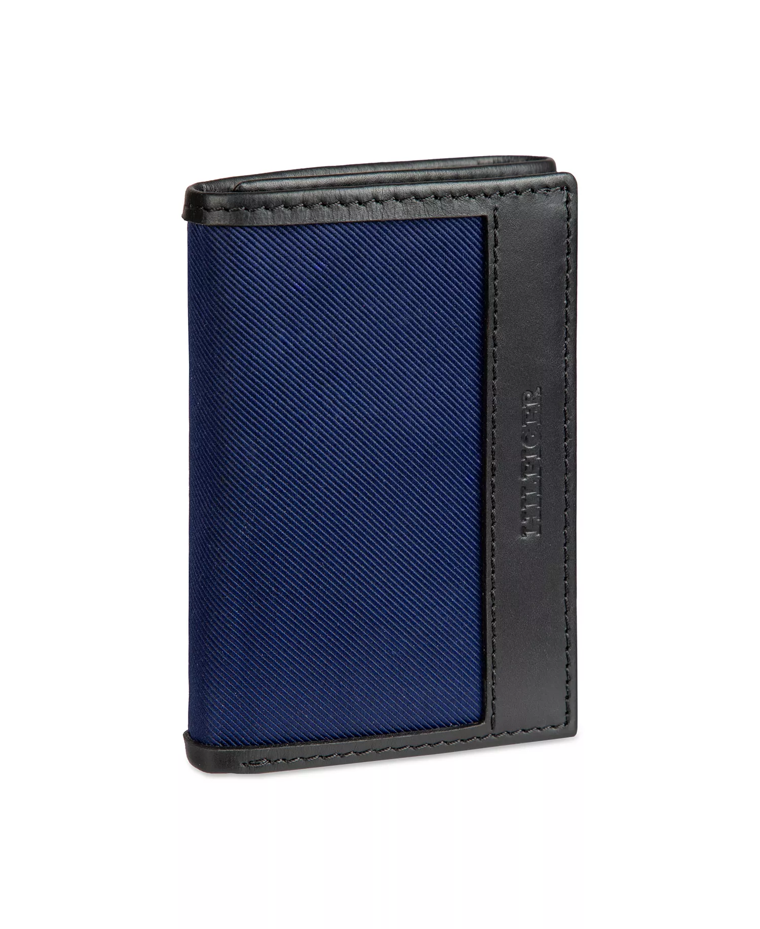 Men's Overlay Trifold Wallet - Black - ONE SIZE