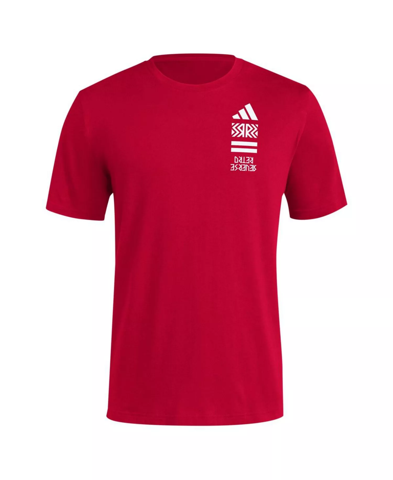 Men's Scarlet Nebraska Huskers Reverse Retro Baseball 2 Hit T-Shirt - Scarlet - L