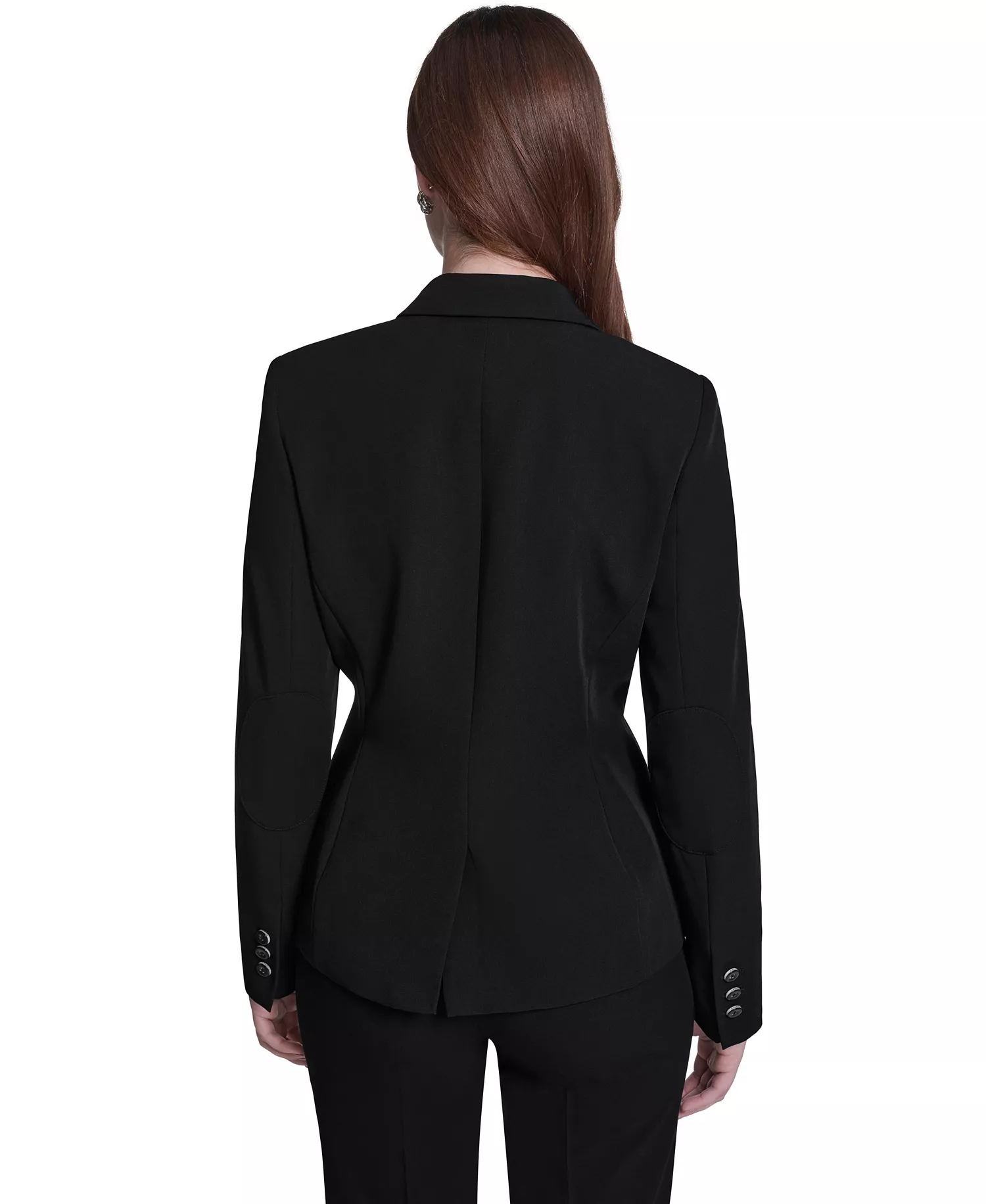Women’s One-Button Blazer - Black - 0