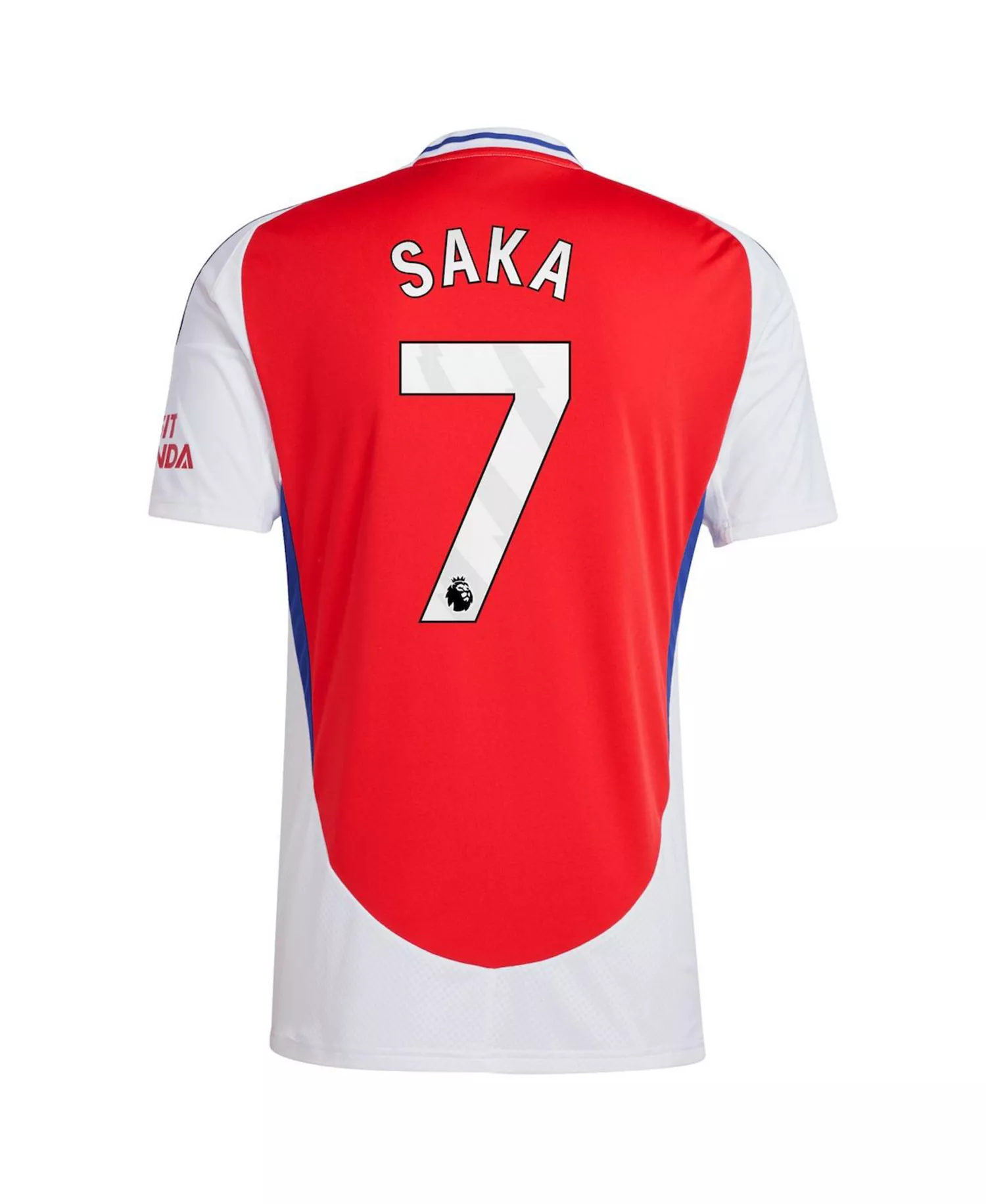 Men's Bukayo Saka Red Arsenal 2024/25 Home Replica Player Jersey - Red - 2XL