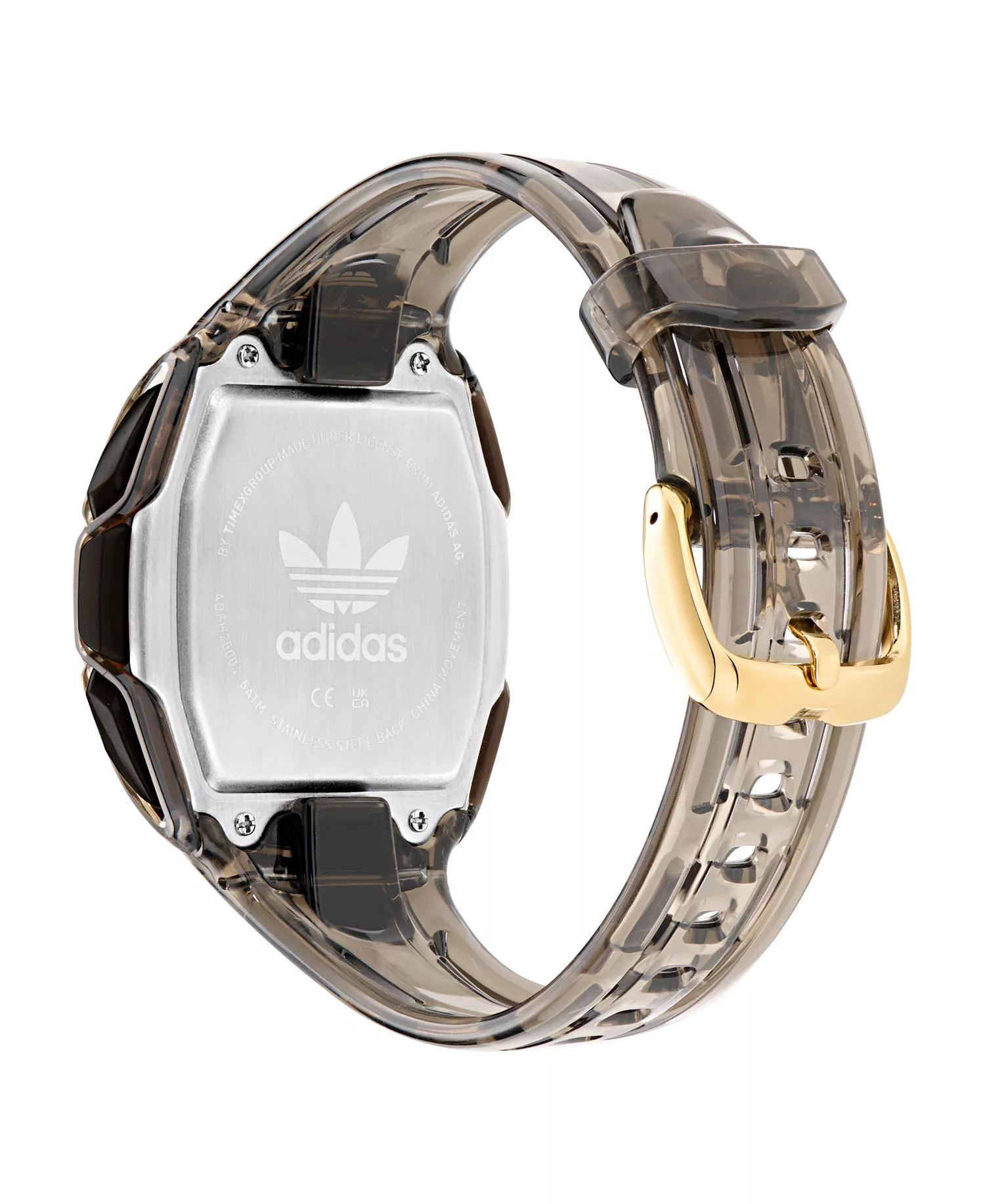 Unisex Analog Black Resin Watch, 45mm - Black - No Size