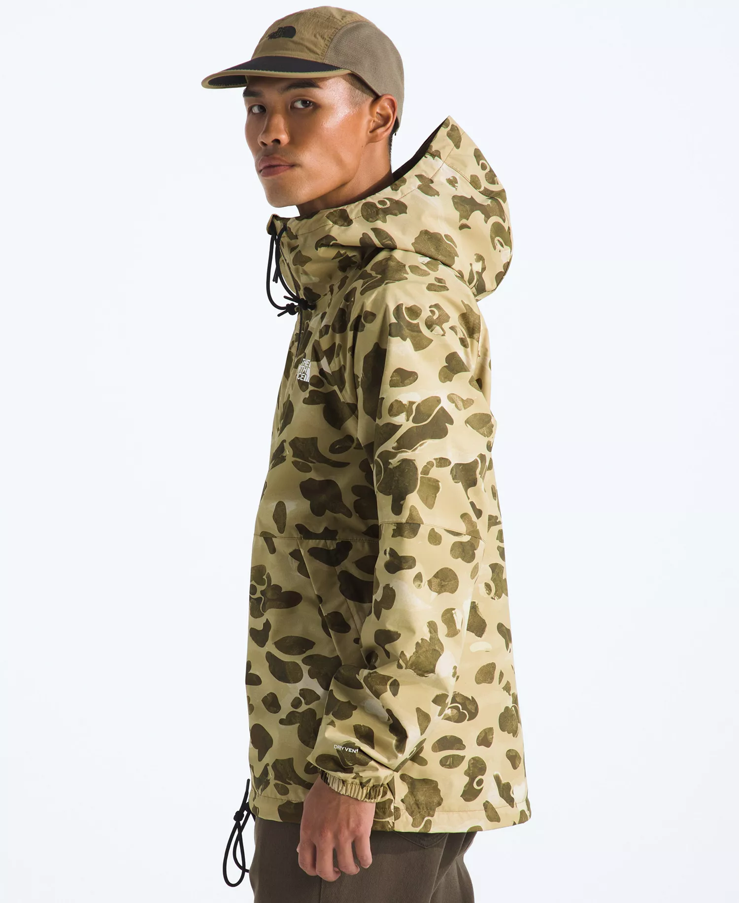 Men's Antora Rain Hoodie Jacket - Cedar Heritage Print - 2XL