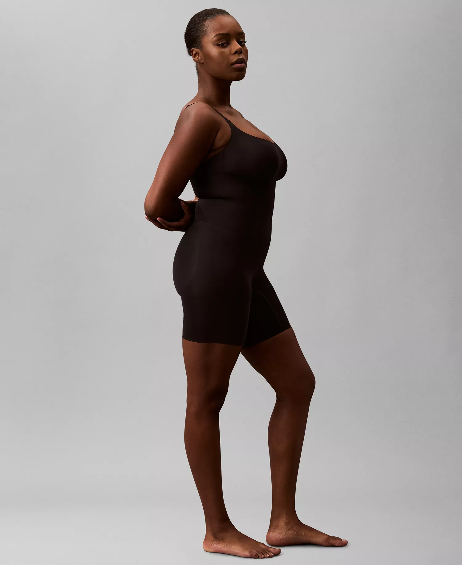 Women's Secure Extra Firm Sculpt Shapewear Bodysuit QF8164 - Black - L