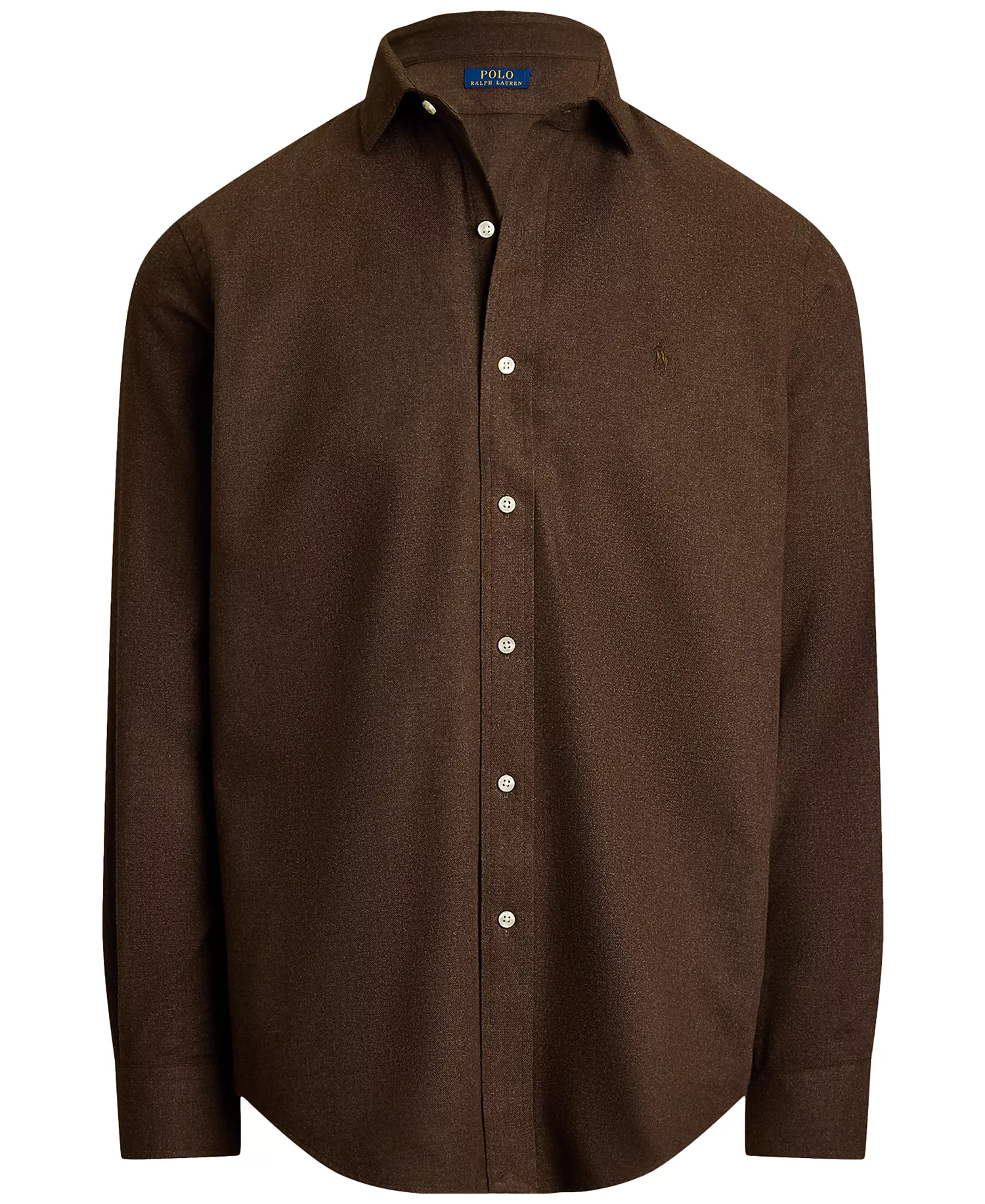 Men's Classic-Fit Performance Twill Shirt - Apline Brown Heather - 2XL