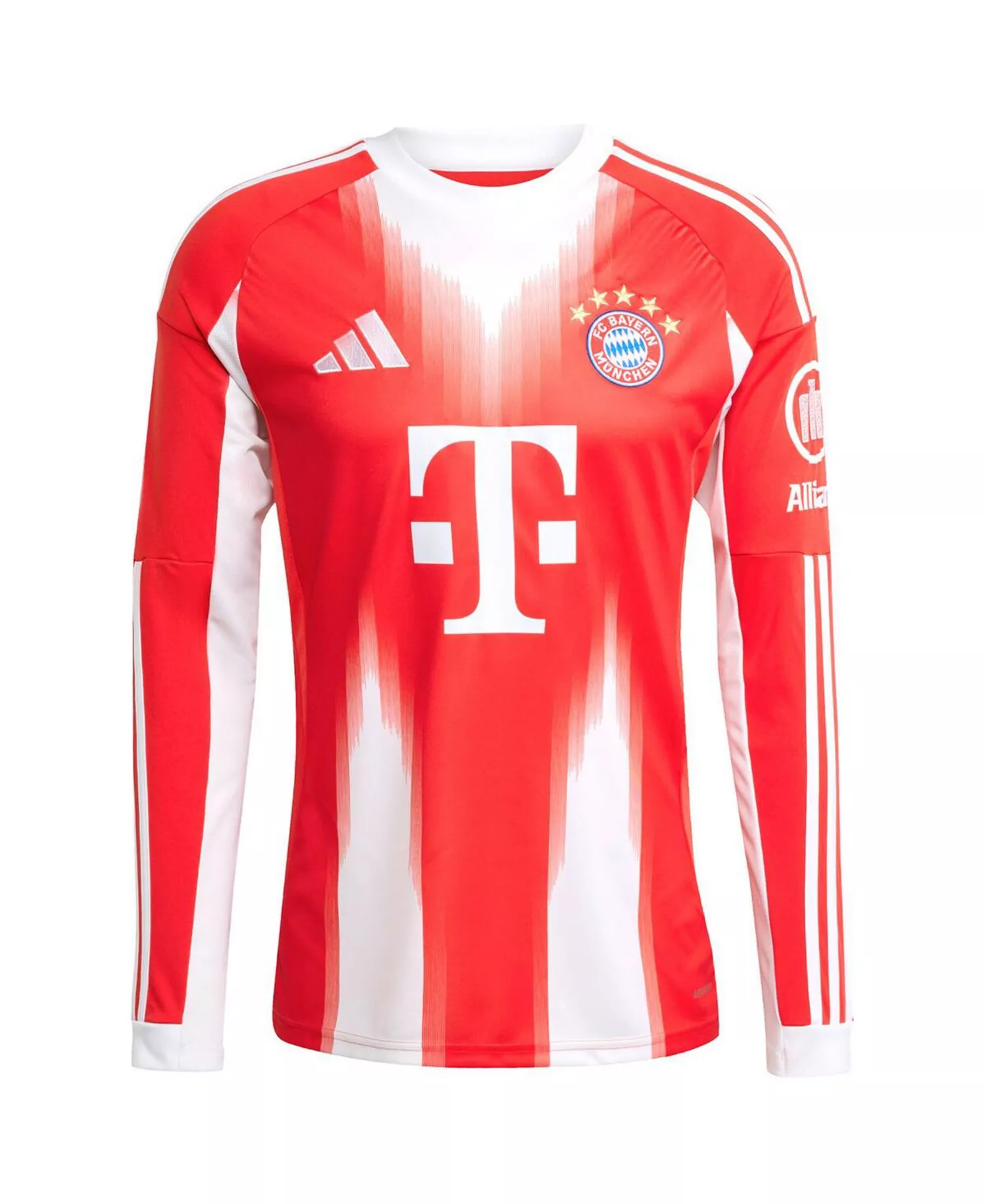 Men's Red Bayern Munich 2025/26 Home Replica Long Sleeve Jersey - Red - L