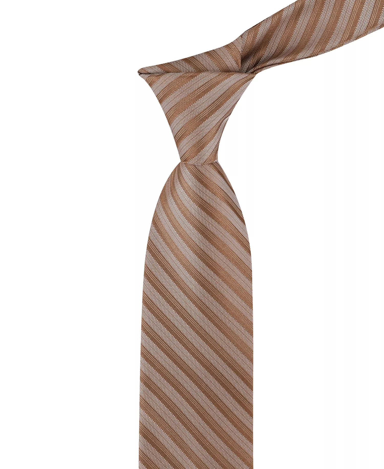Men's Margot Stripe Tie - Brown - ONE SIZE