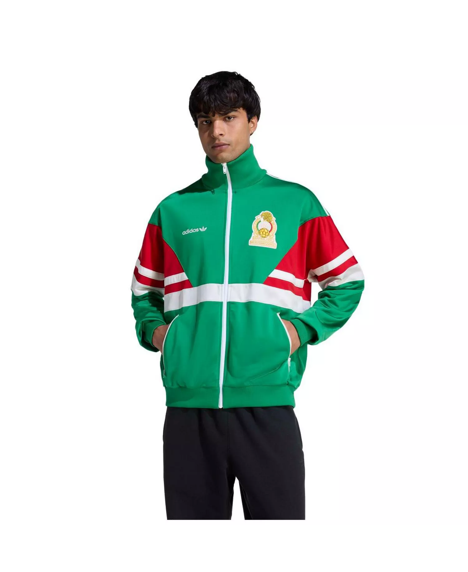 Men's Green Mexico National Team 1986 Bringback Full-Zip Track Jacket - Green - 2XL