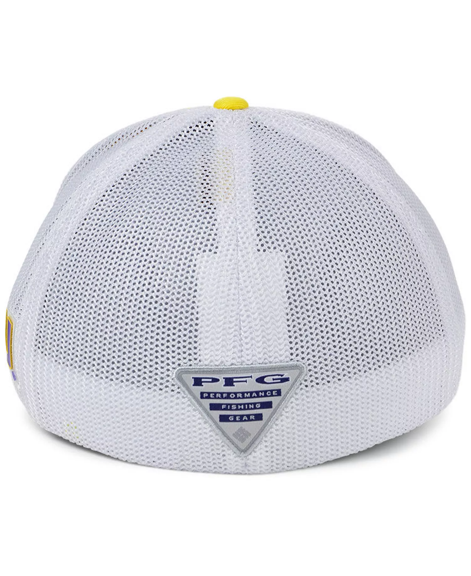 LSU Tigers PFG Stretch Cap - Gold/White - L/XL