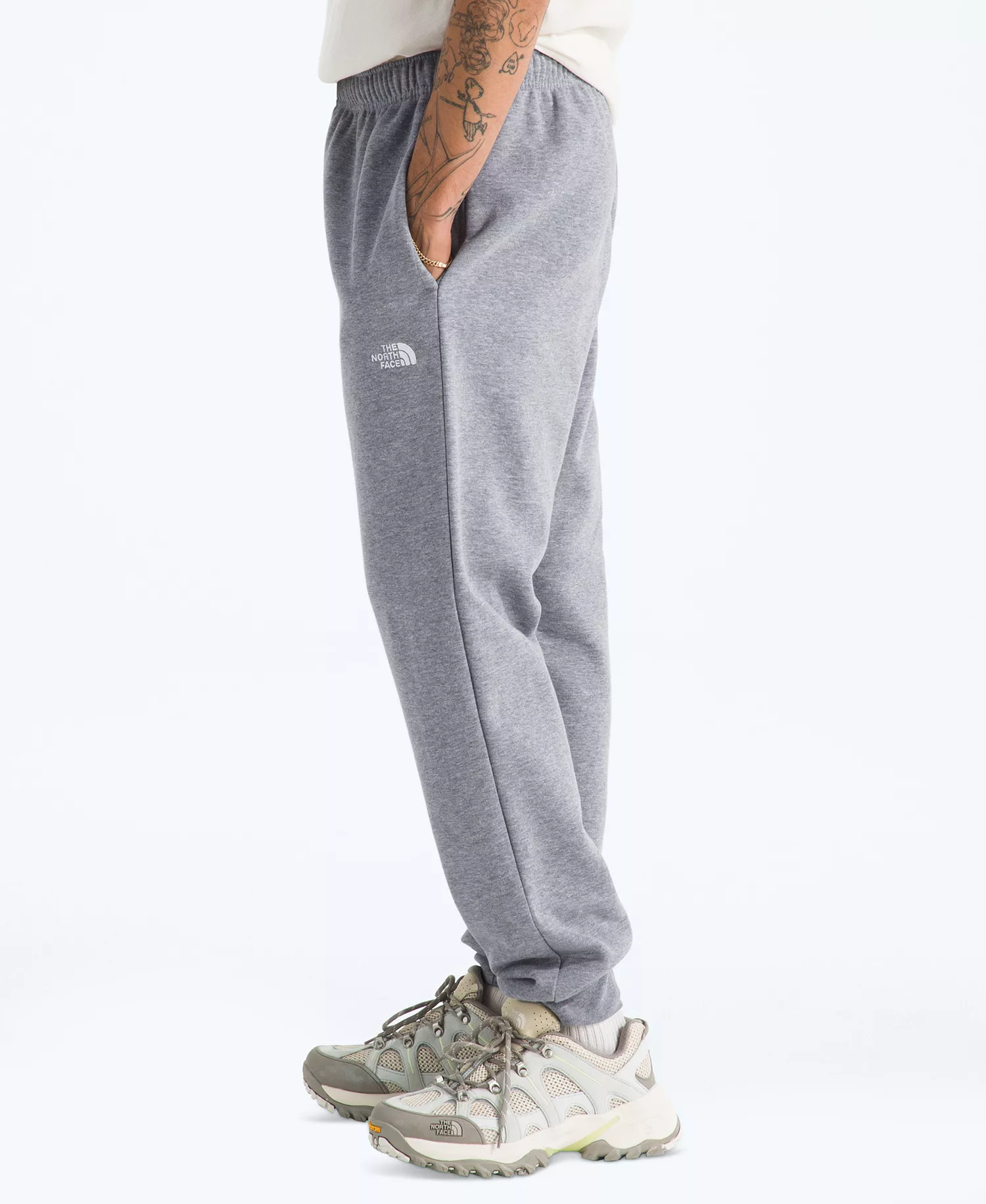 Men's Evolution Simple Dome Regular-Fit Jogger Pants - TNF Pale Gray Heather - 2XL