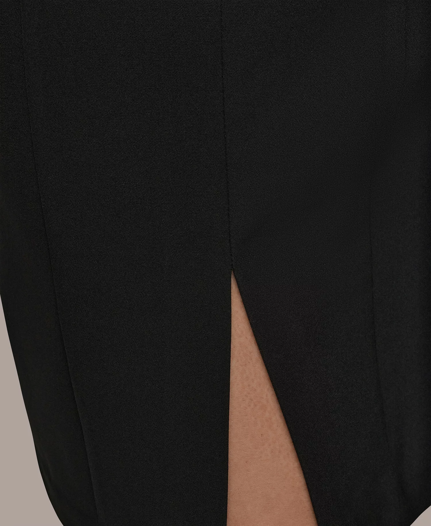 Women's Square Neck Midi Dress - Black - 10