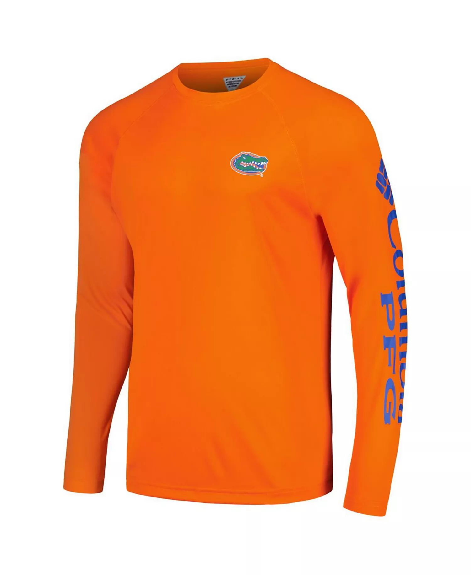 Men's Orange Florida Gators Terminal Tackle Omni-Shade Raglan Long Sleeve T-shirt - Orange - 2XL