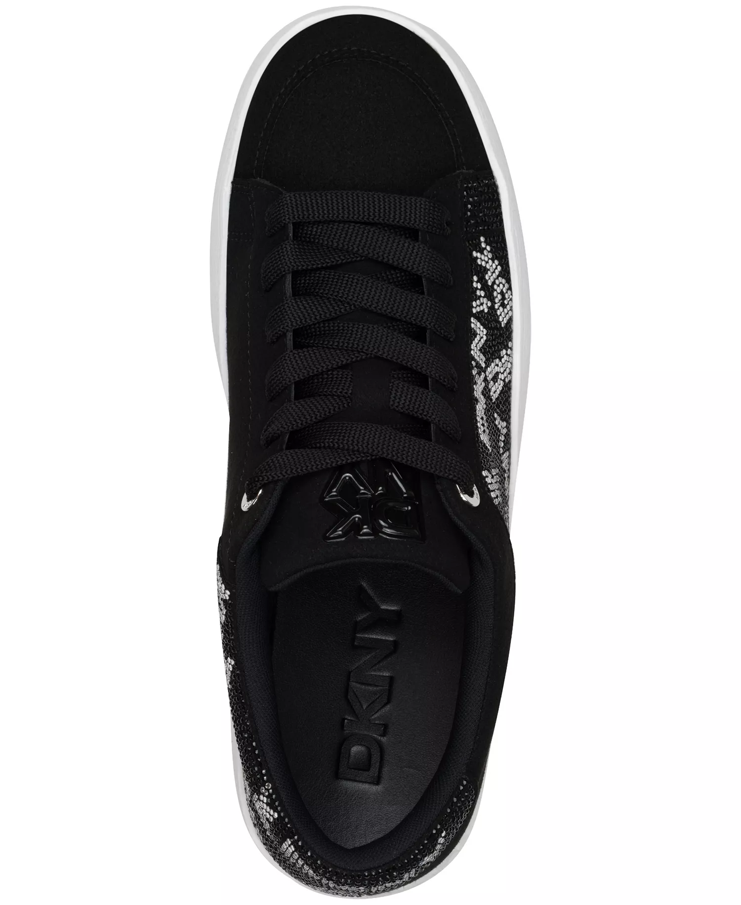 Women's Gindy Lace-Up Sneakers - Black - 7.5M