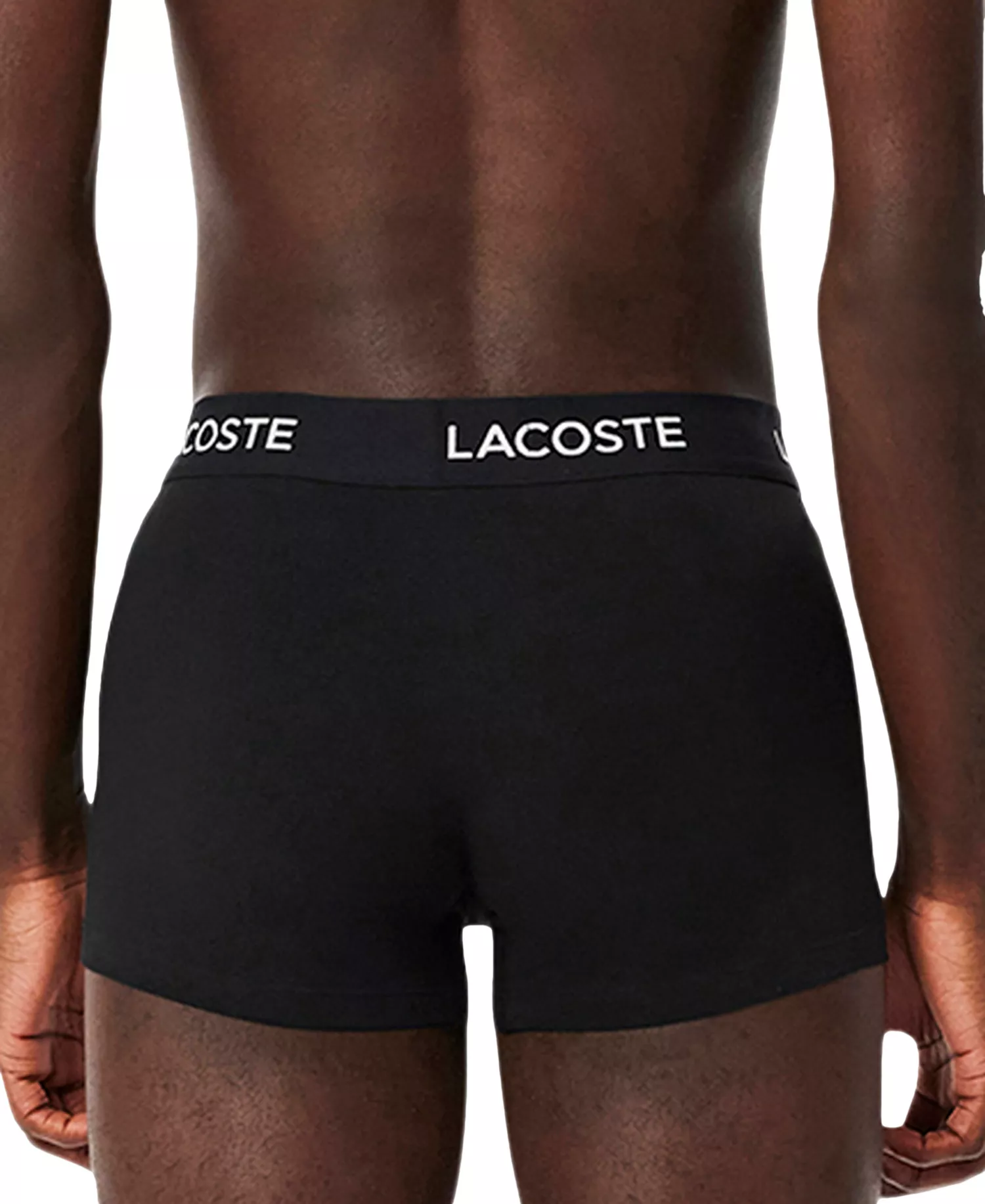 Men's 5- Pack Cotton Stretch Trunks - BLACK - L