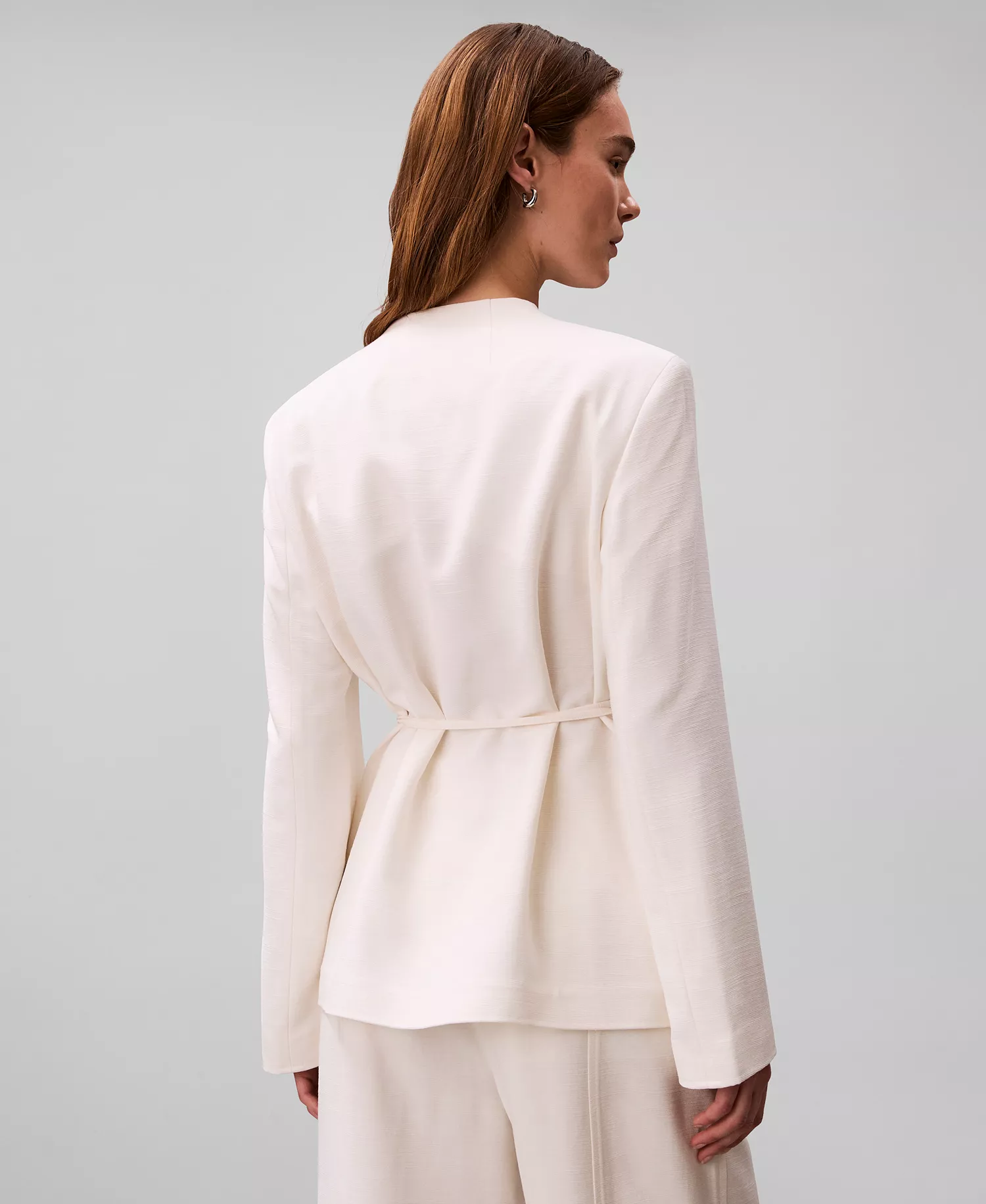 Women's Single-Button Blazer - Tofu - L