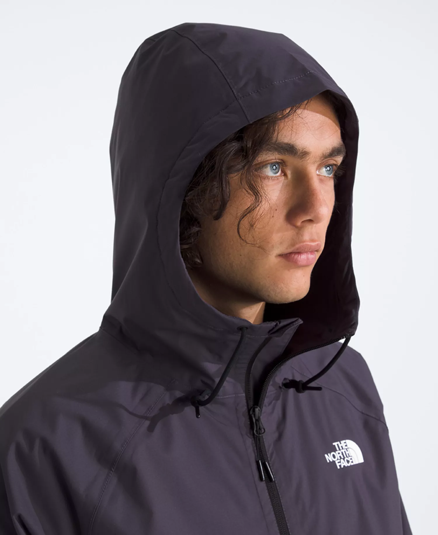 Men's Antora Zip-Up Rain Hoodie - Endless Dusk/Transcendent Gray - 2XL