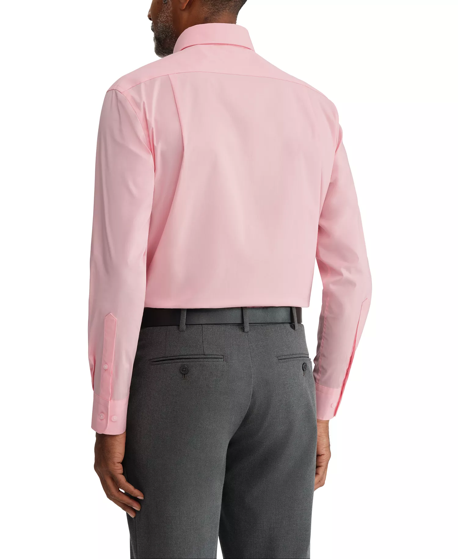 Men's Regular-Fit Long-Sleeve Dress Shirt - Coral - 14.5 32/33