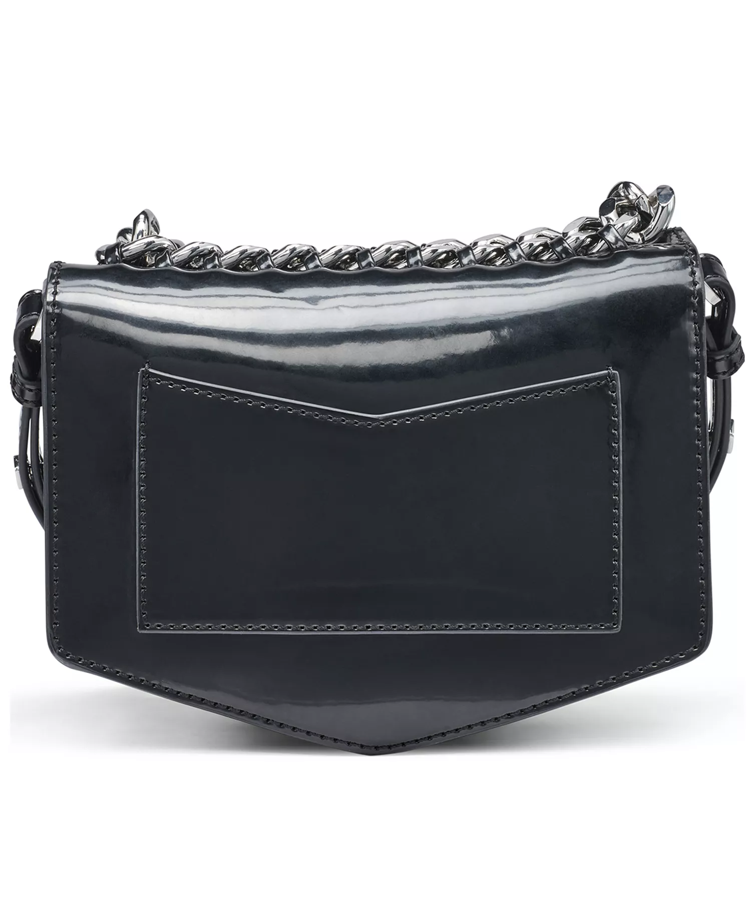 Riona Flap Mini Crossbody Bag - Black/silver - NO SIZE