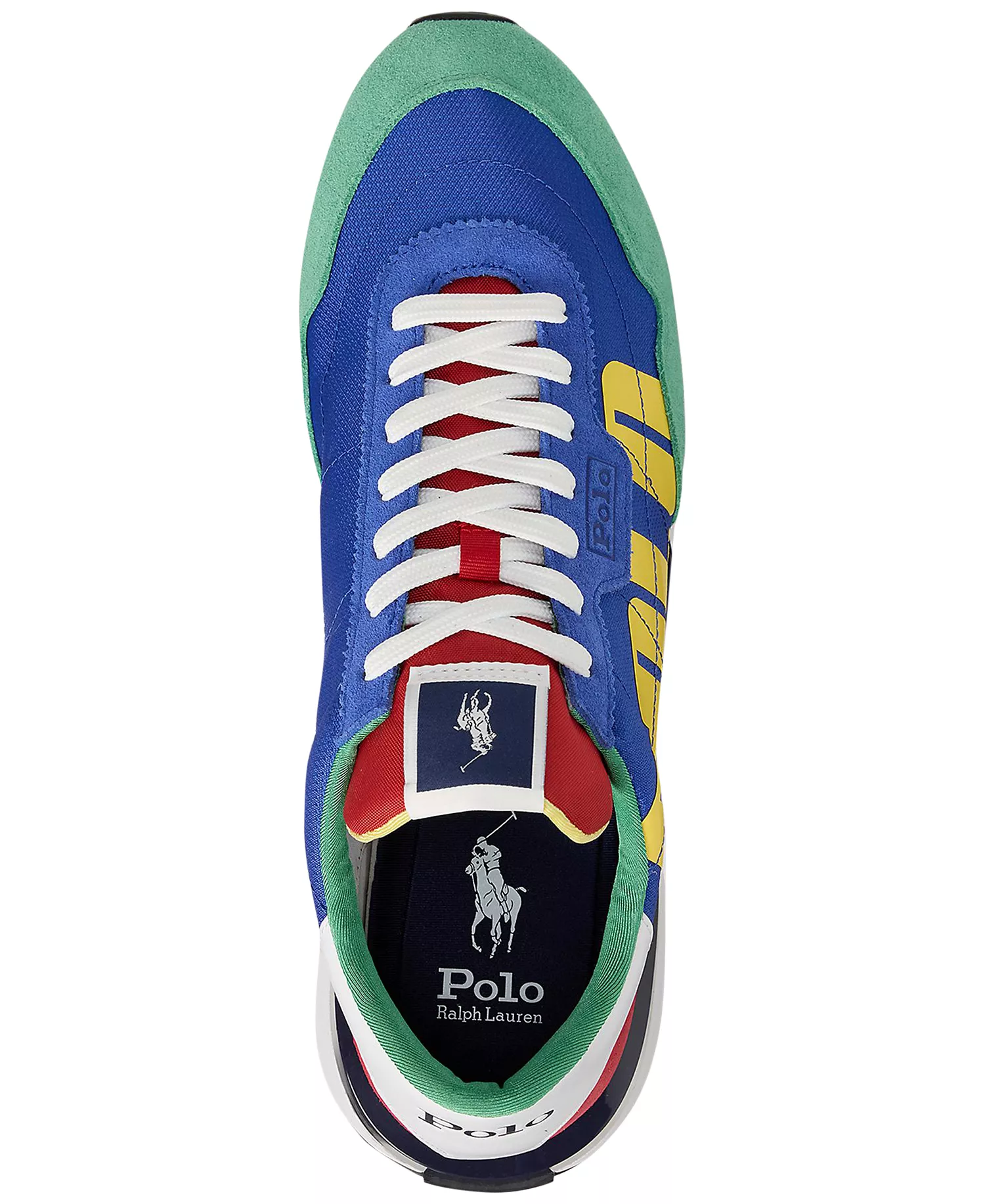 Men's Train 89 Logo Suede & Oxford Sneaker - MULTI COLORBLOCK - 10