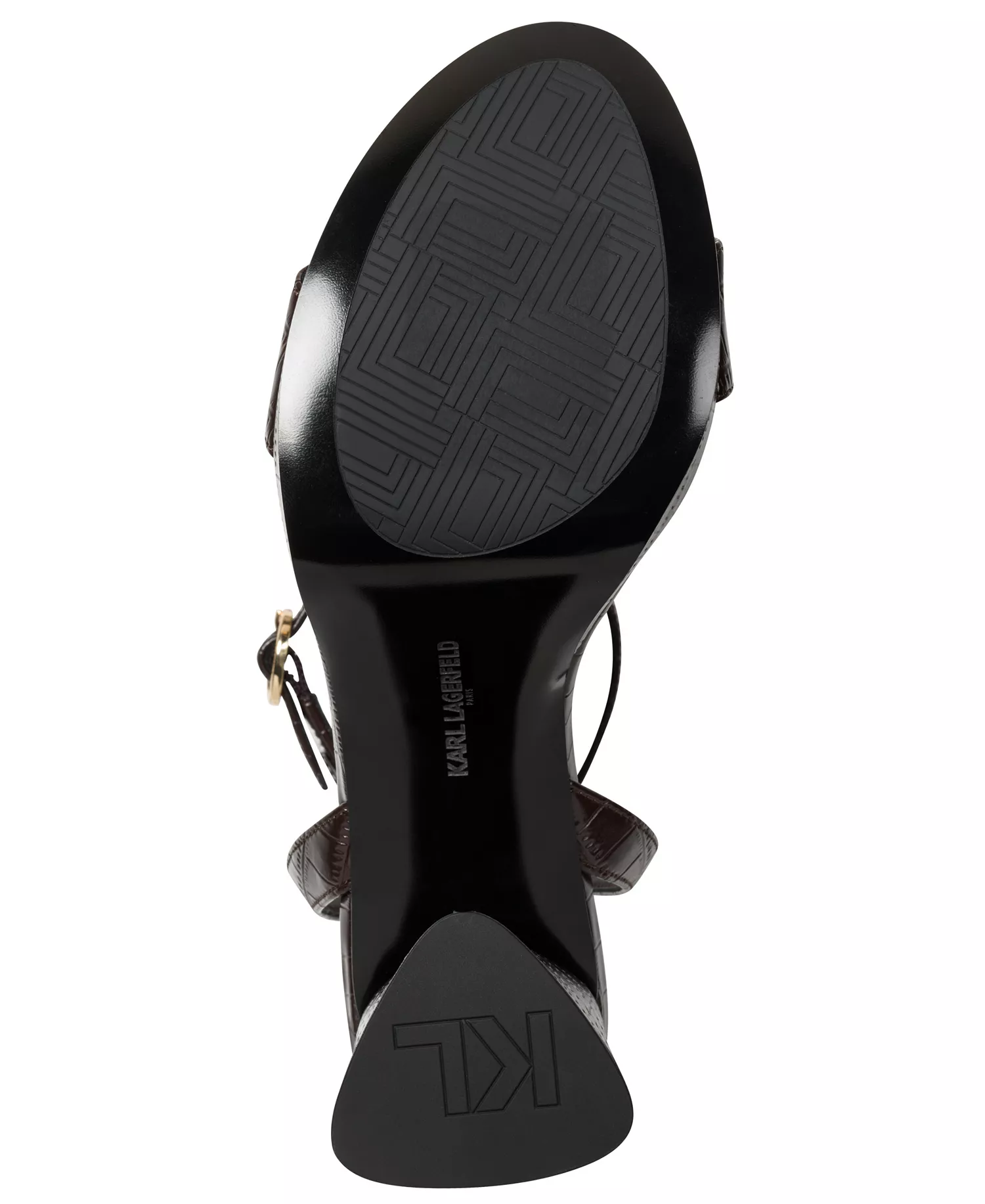 Women's Haden Logo Sequin Dress Sandals - Chocolate - 10