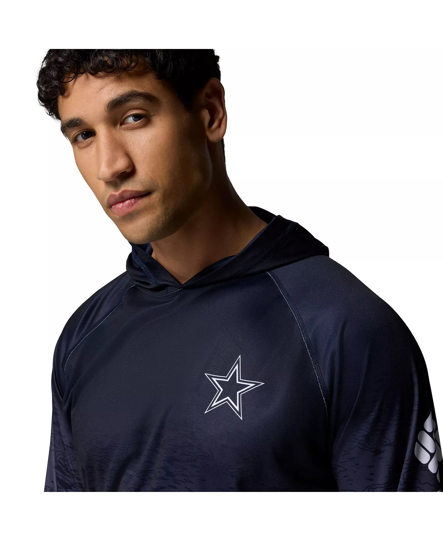 Men's Navy Dallas Cowboys Super Terminal Tackle Hoodie - Navy - XL