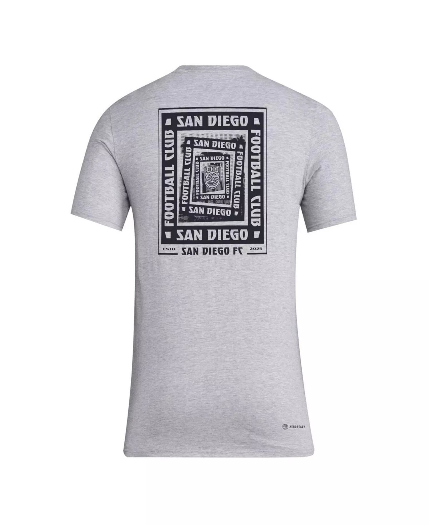 Men's Gray San Diego FC Local Wrap T-Shirt - Gray - 2XL