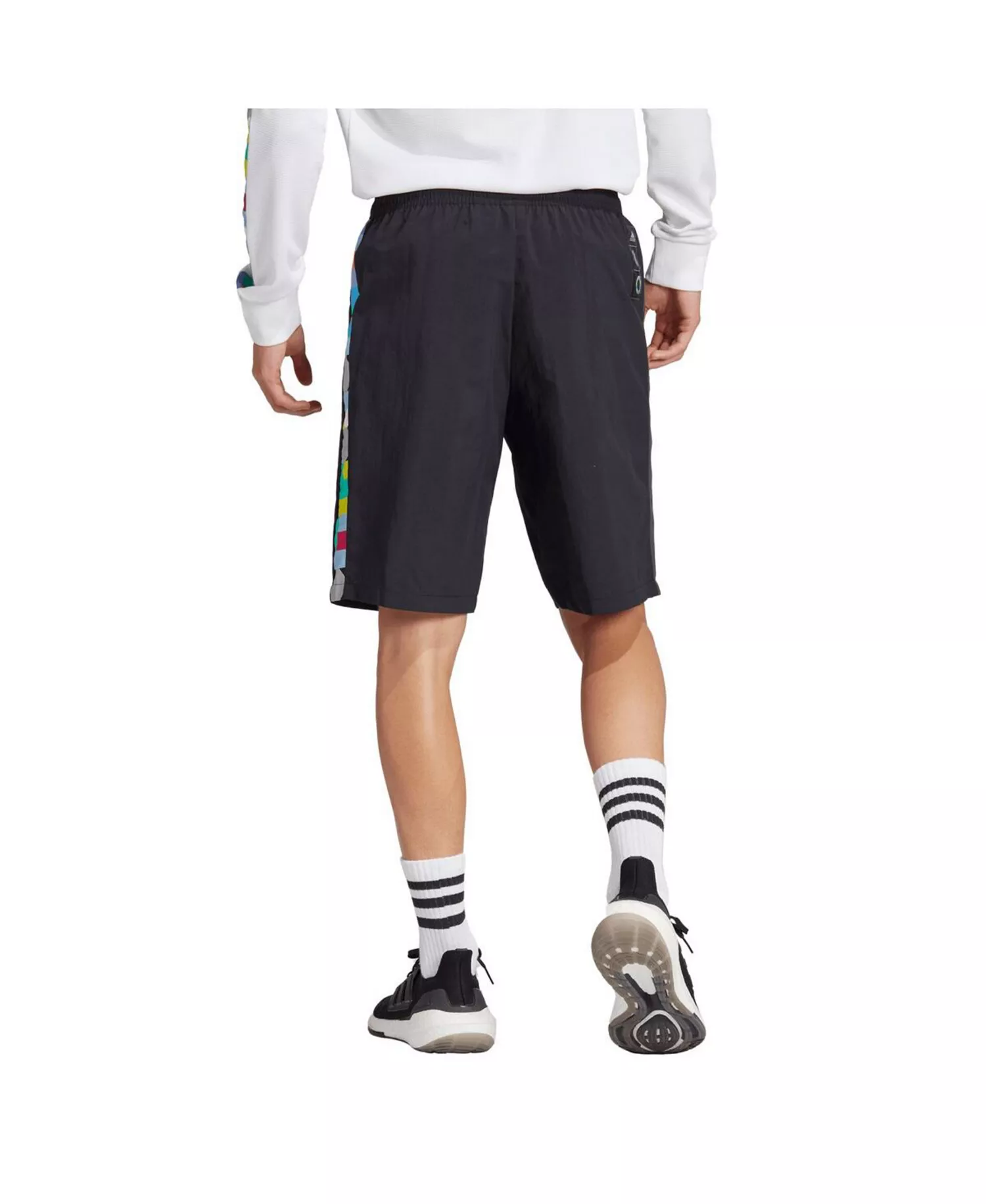 Men's Black Peter Saville x Manchester United Shorts - Black - 2XL